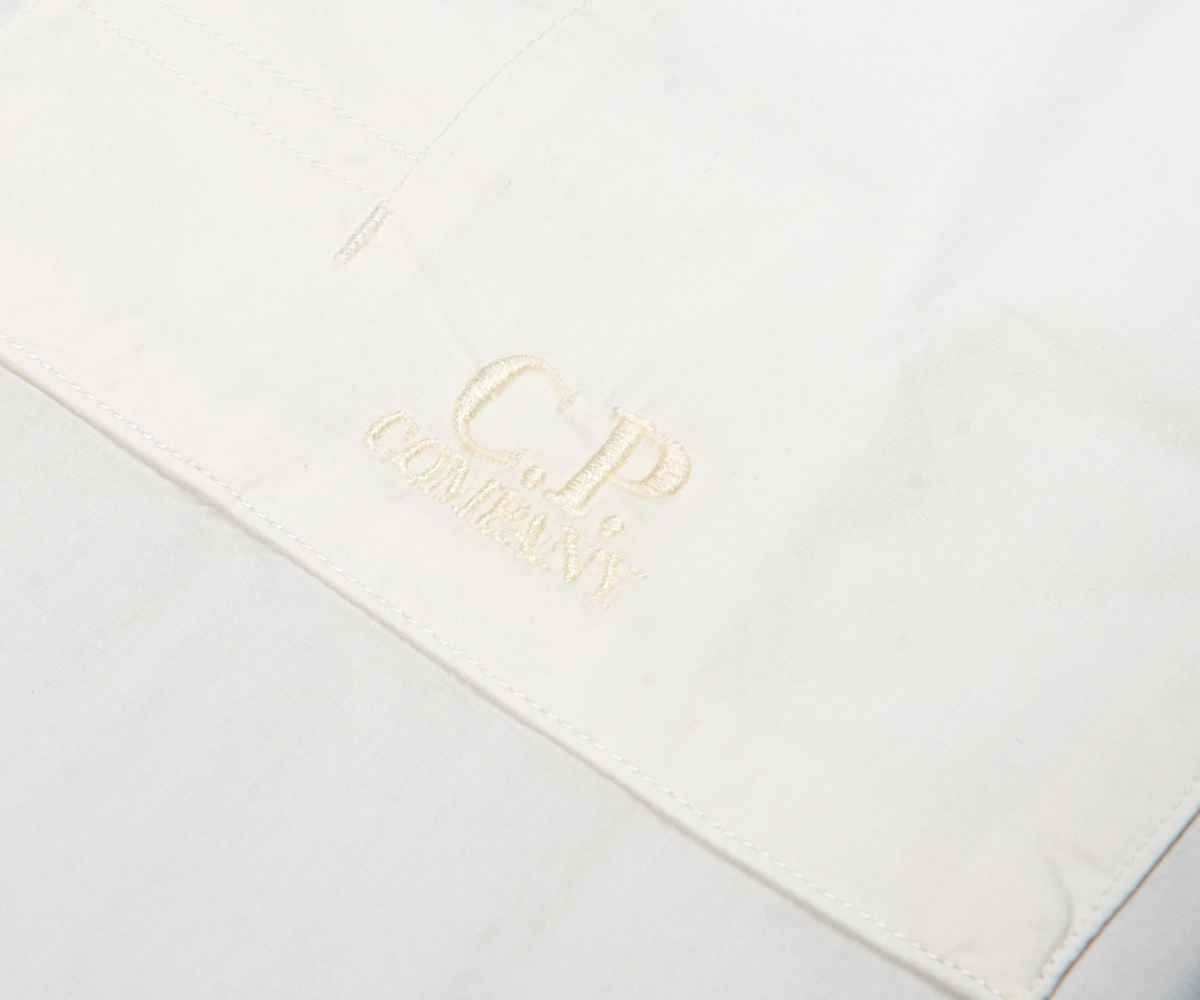 C.P. Company Utility SS Shirt Gauze White - Image 3