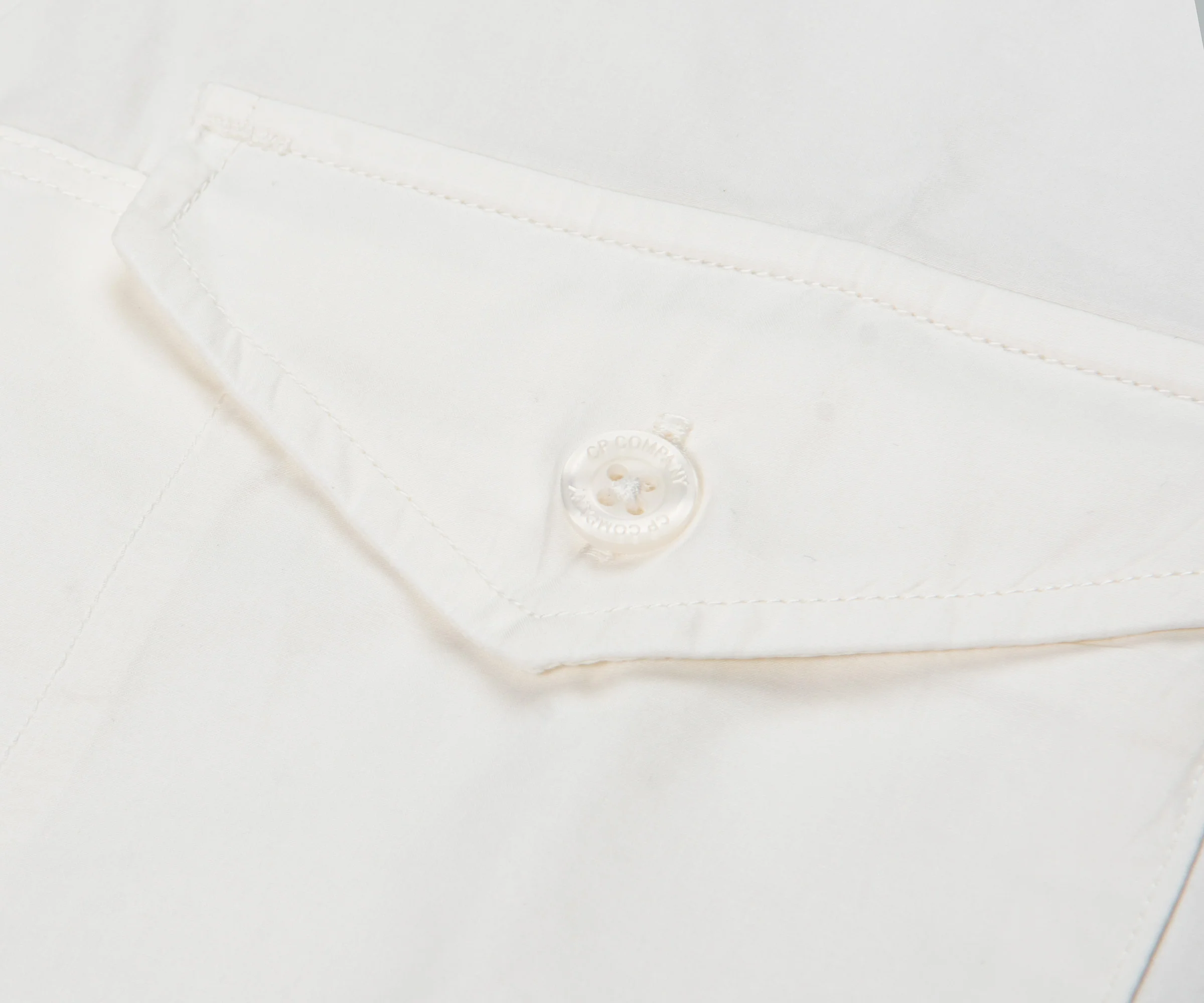 C.P. Company Utility SS Shirt Gauze White - Image 4