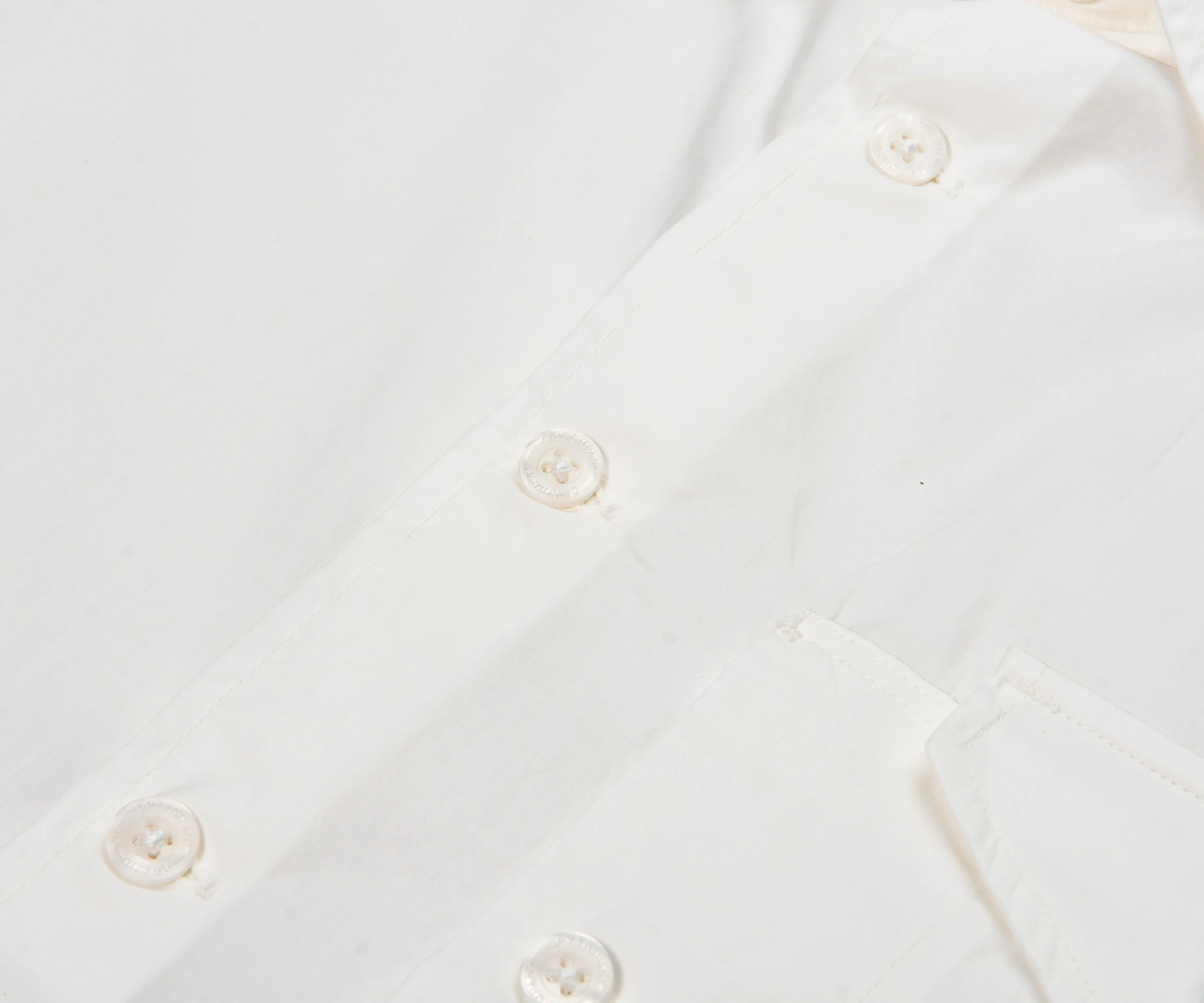 C.P. Company Utility SS Shirt Gauze White - Image 5