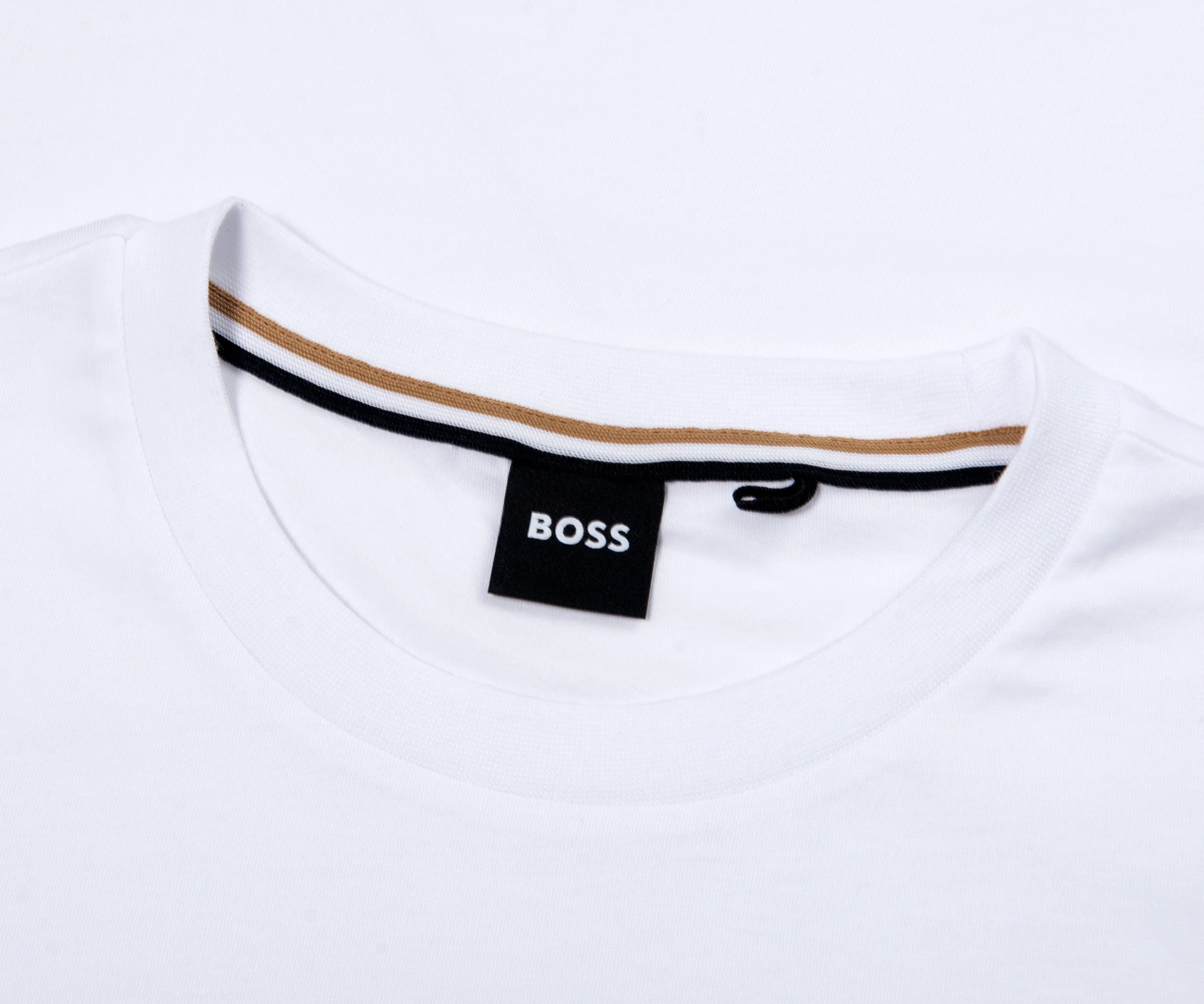 BOSS Thompson Plain T-Shirt White - Image 2