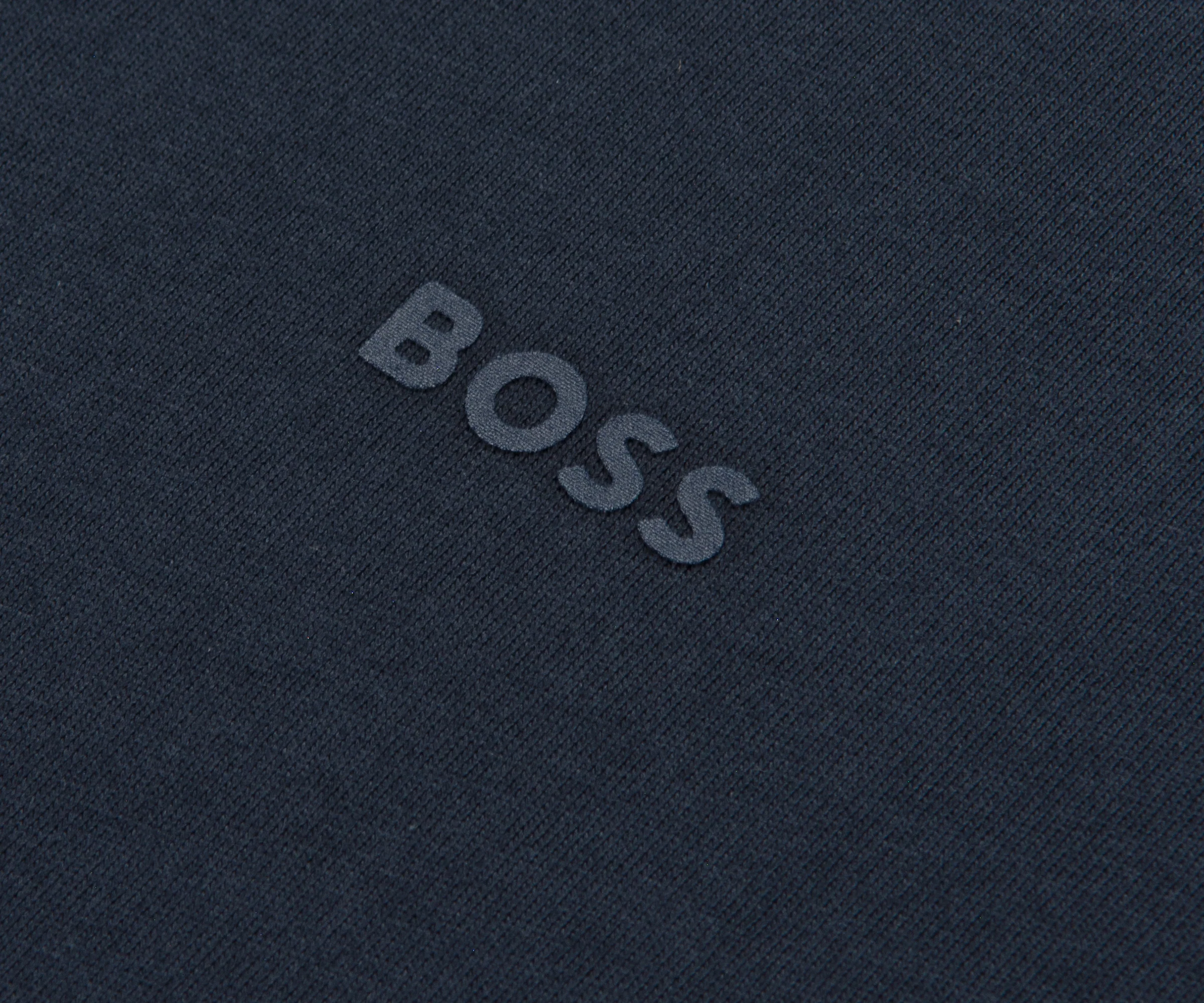 BOSS Thompson Plain T-shirt Navy - Image 3