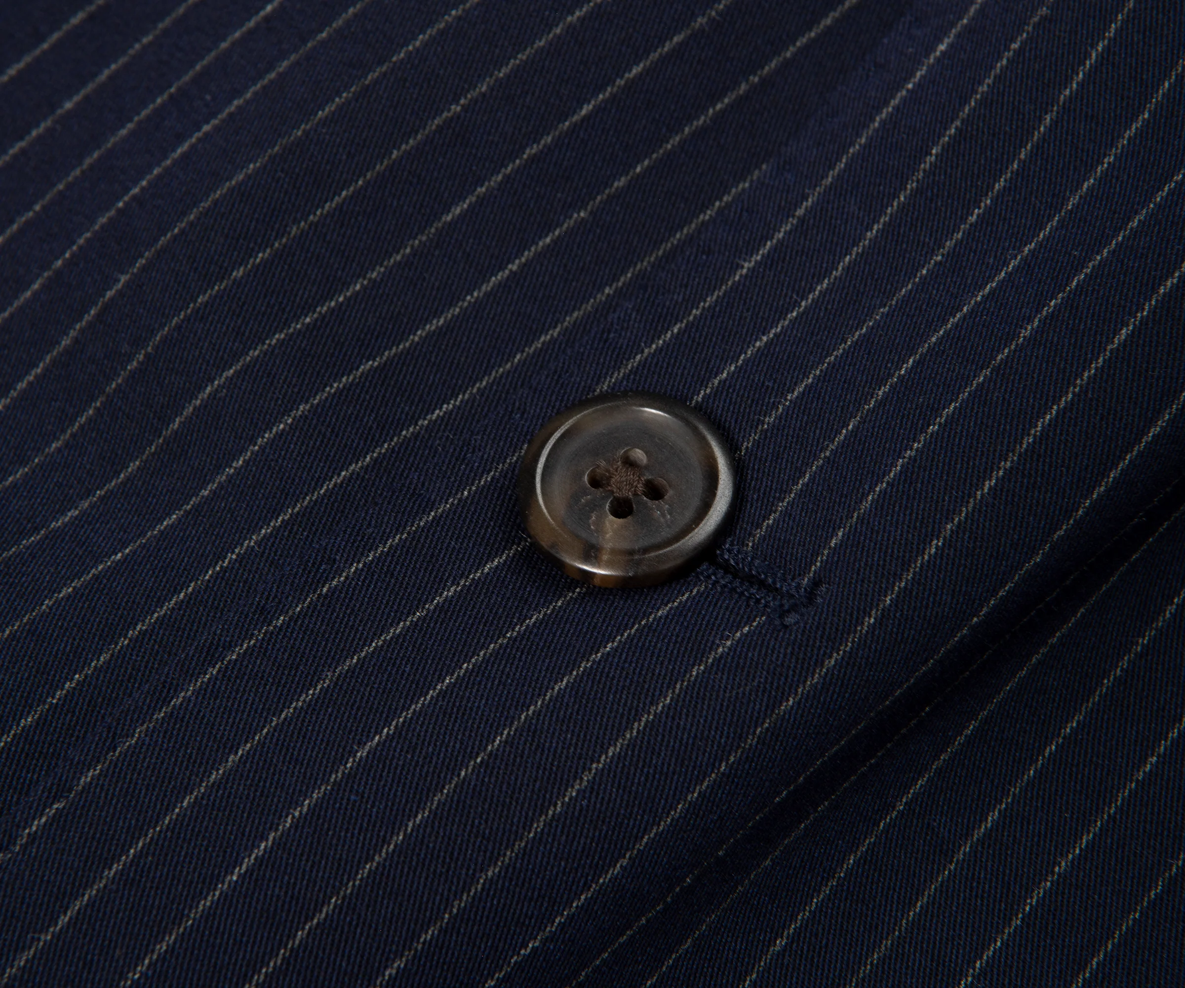 Polo Ralph Lauren Pin Stripe SB Suit Navy - Image 4