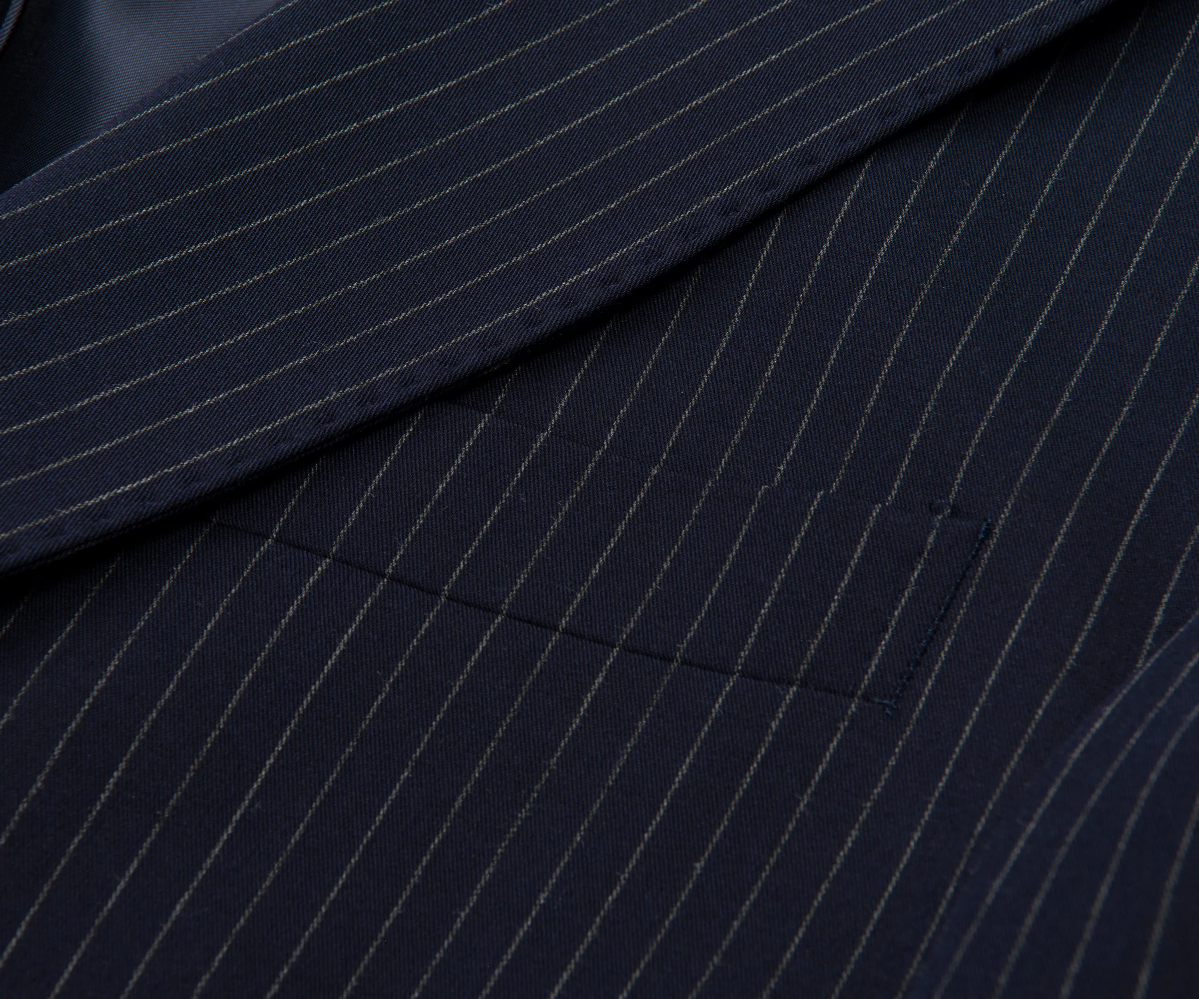 Polo Ralph Lauren Pin Stripe SB Suit Navy - Image 5