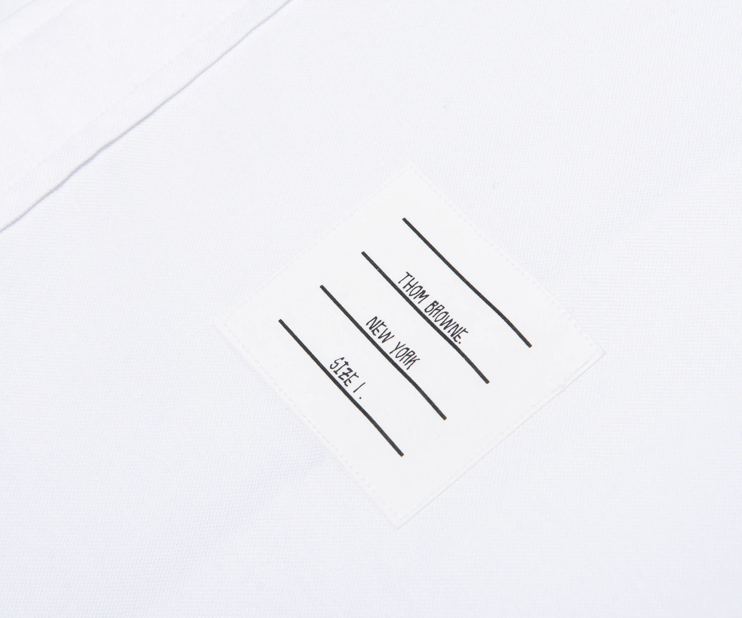 Thom Browne Patchwork Olympic SS Shirt White - Image 4