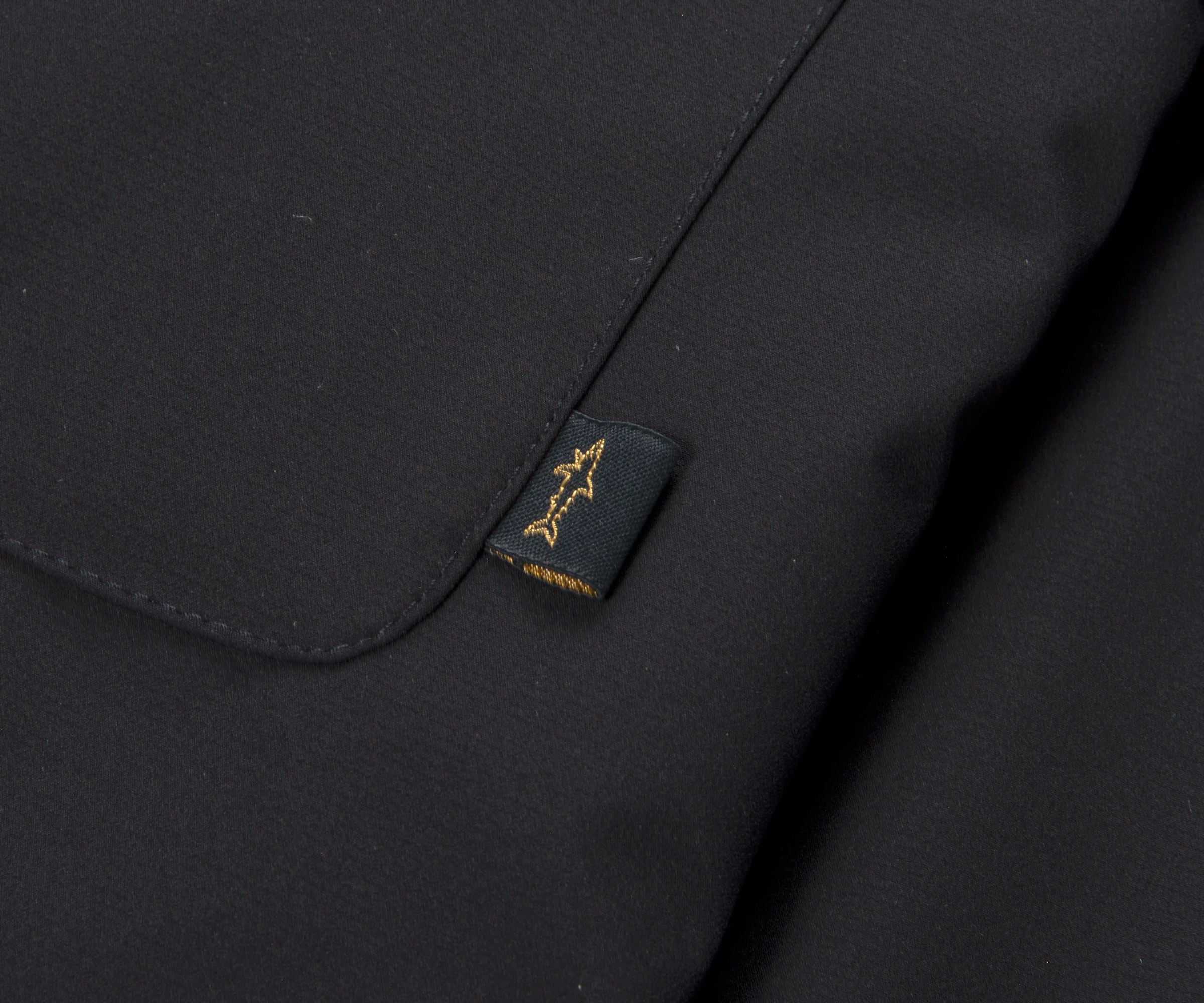 Paul & Shark Scuba Nylon Overshirt Black - Image 3