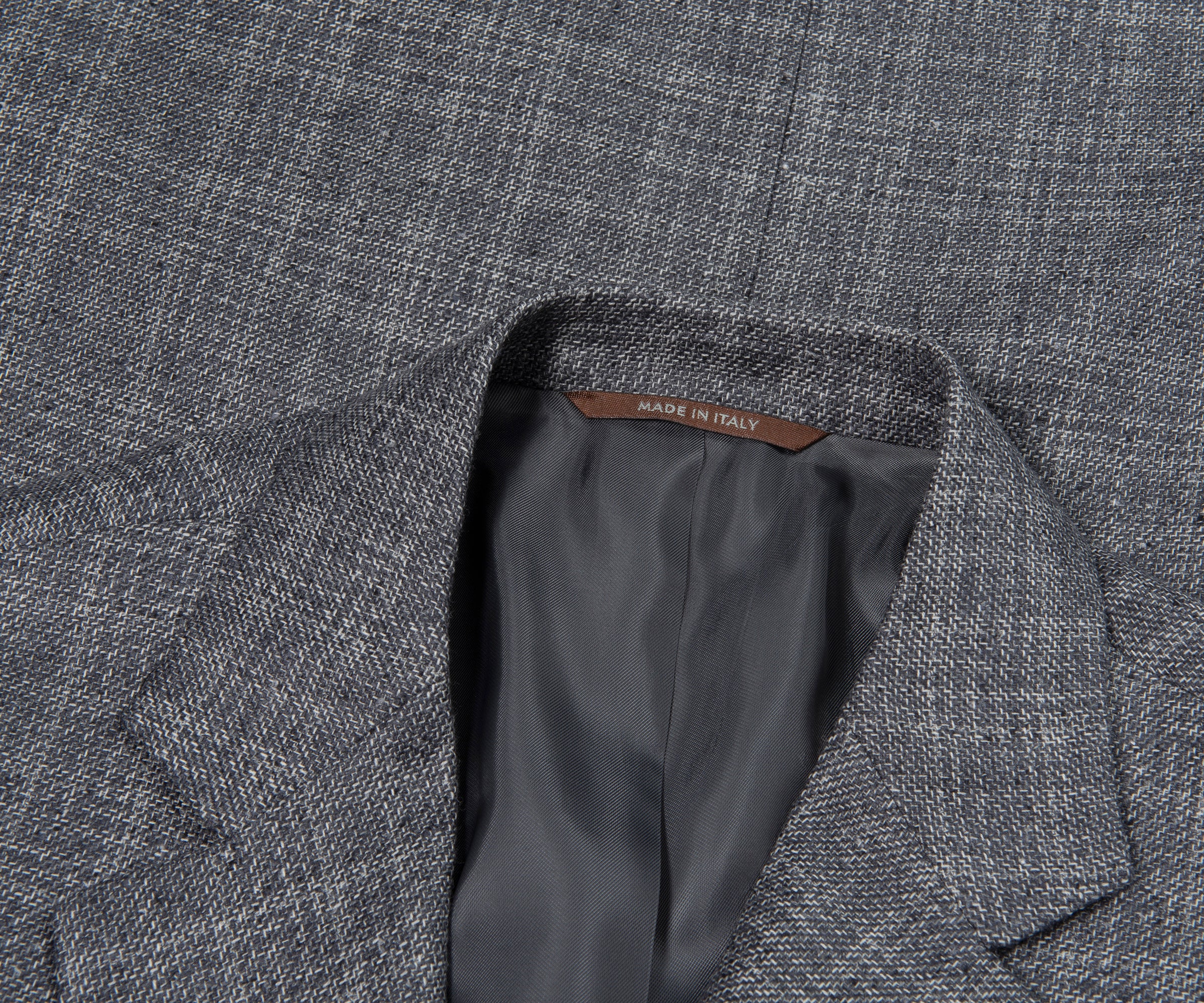 Canali Soft Check Blazer Blue/Grey - Image 2