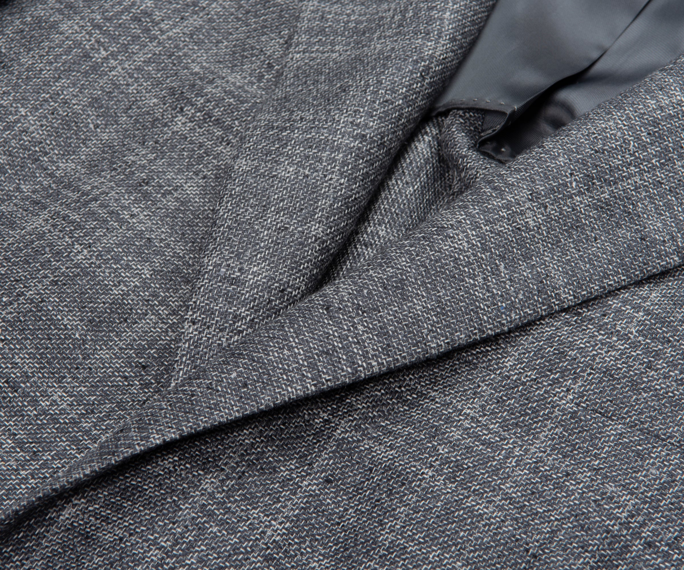 Canali Soft Check Blazer Blue/Grey - Image 4