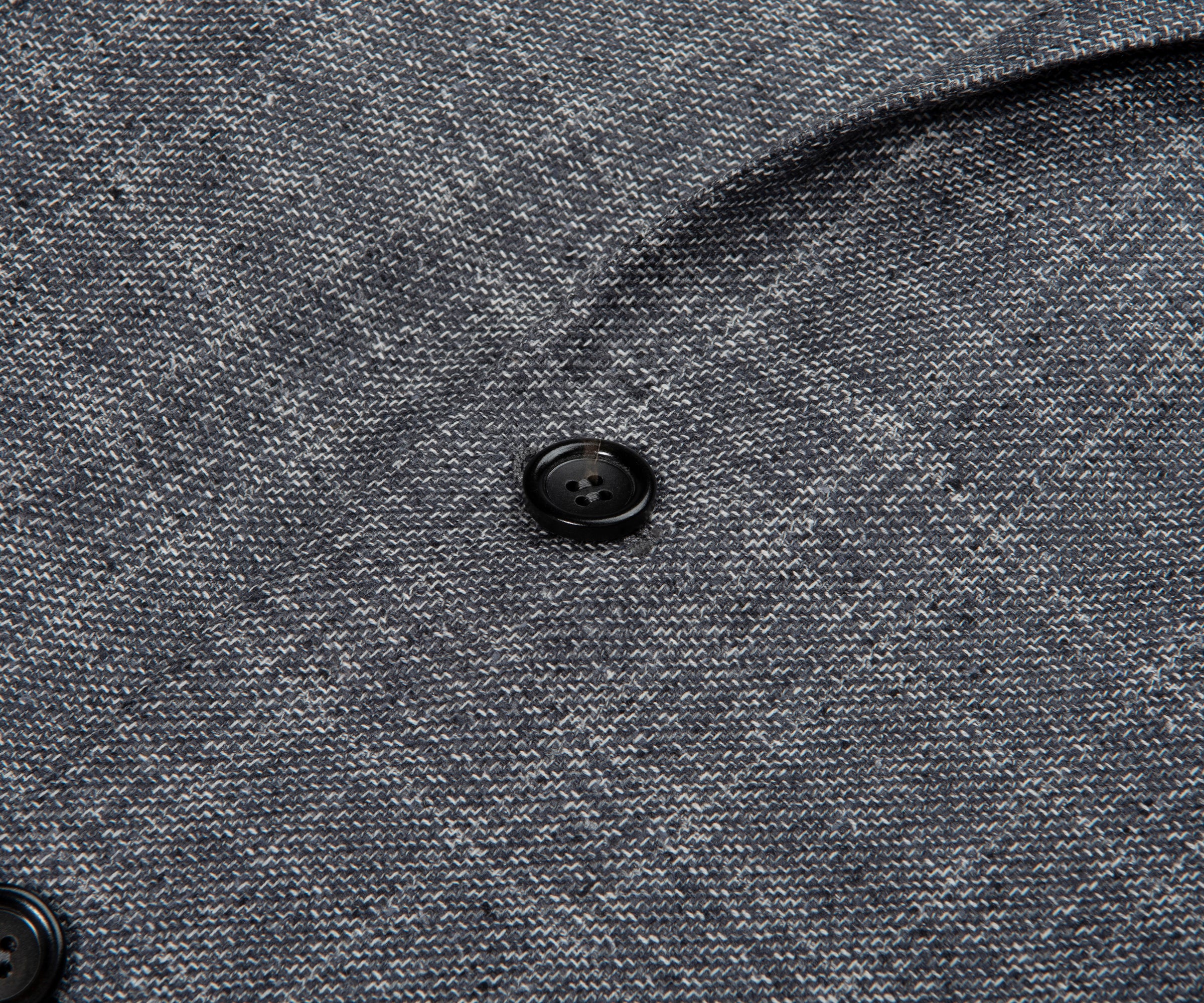 Canali Soft Check Blazer Blue/Grey - Image 5