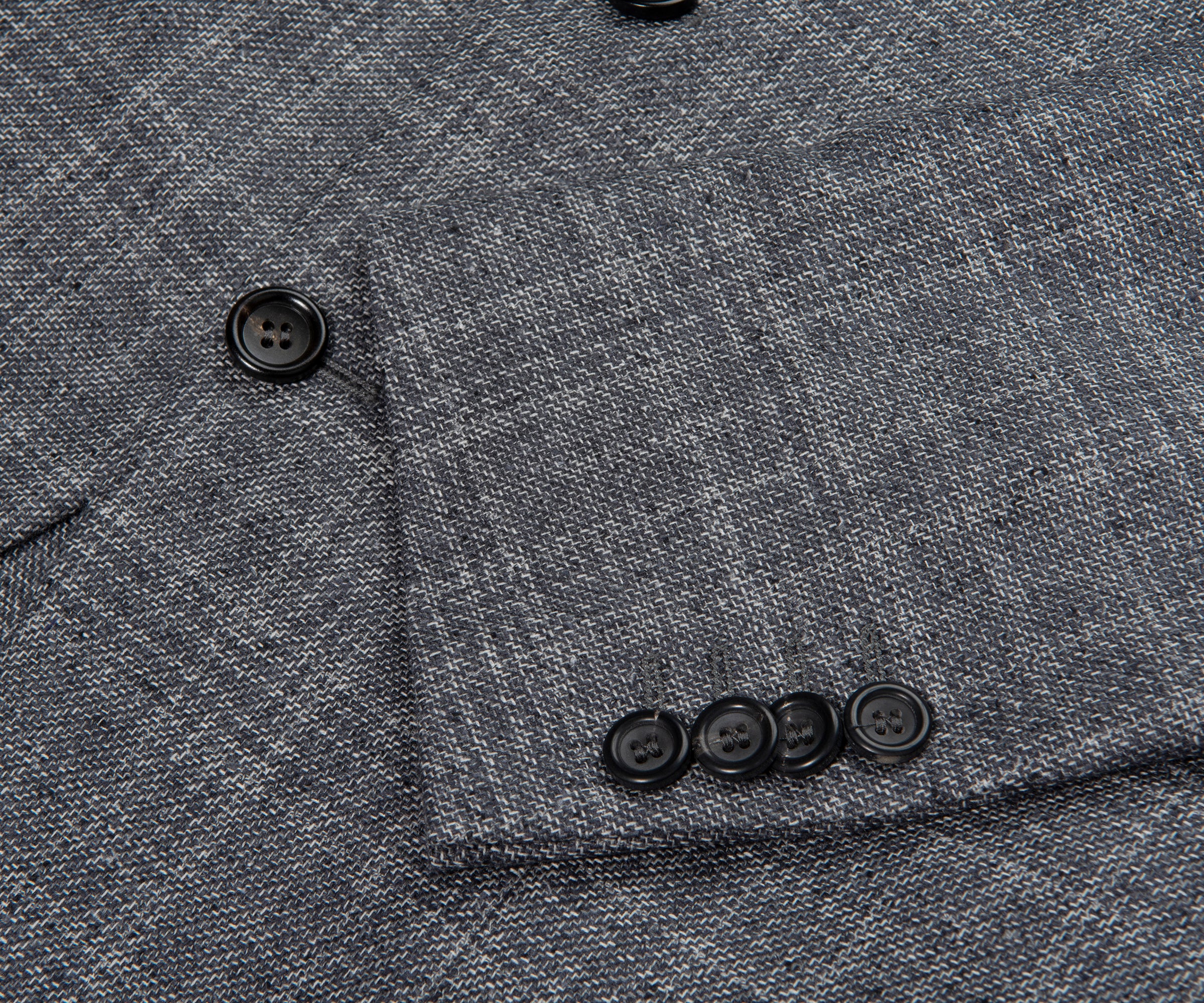 Canali Soft Check Blazer Blue/Grey - Image 7