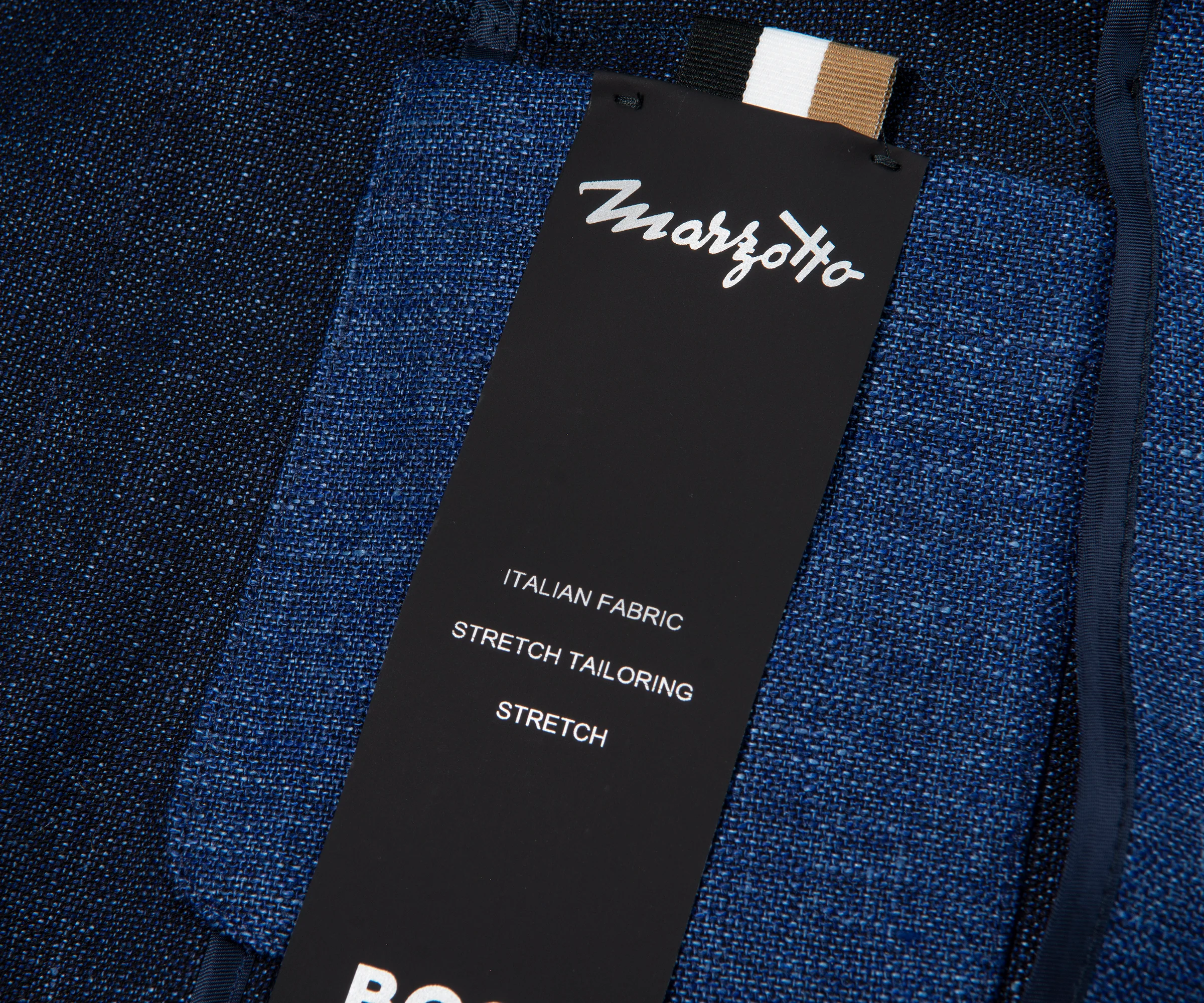 BOSS C-Hanry Linen Blazer Navy - Image 3