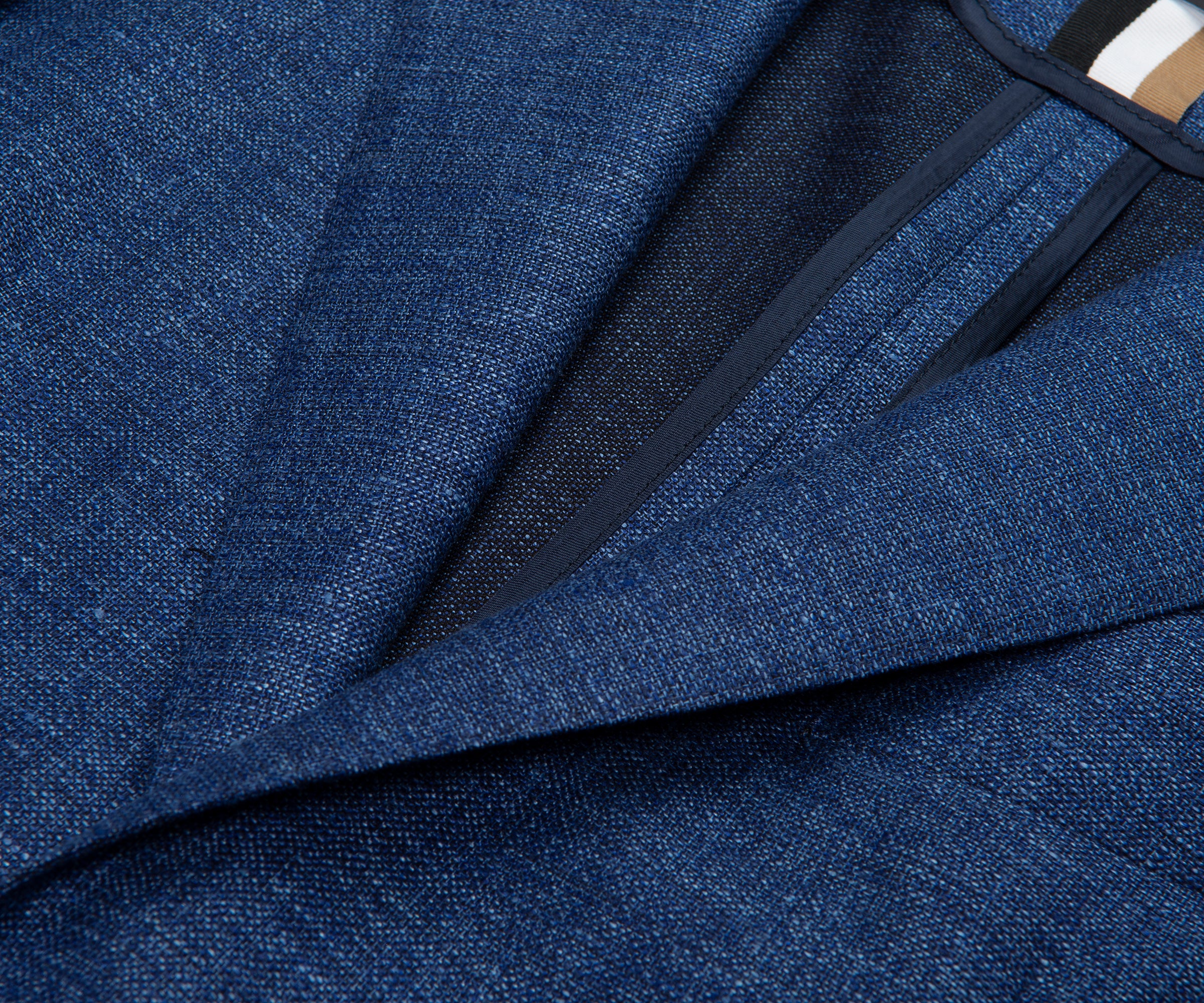 BOSS C-Hanry Linen Blazer Navy - Image 4