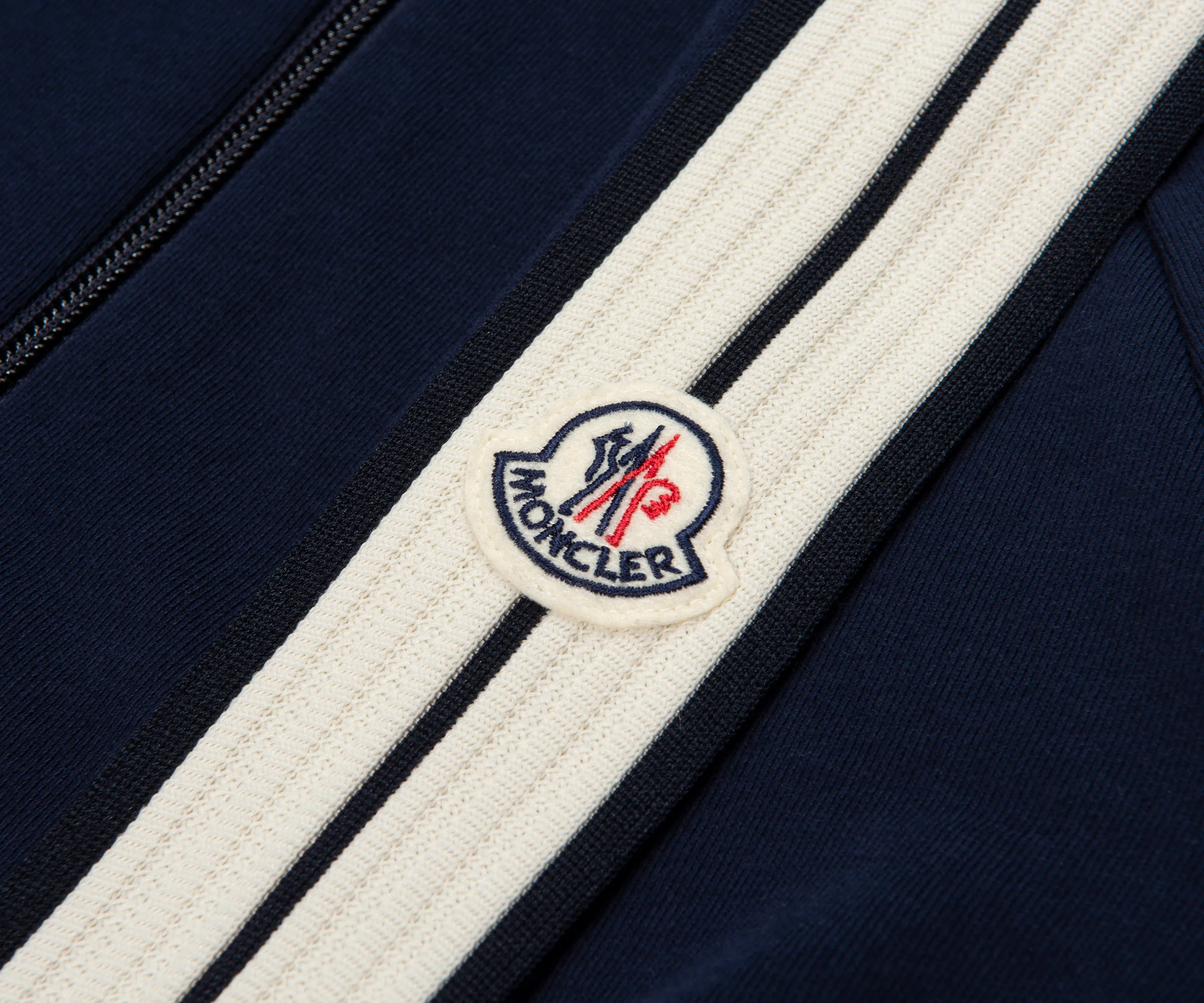 Moncler Arm Stripe Track Top Navy - Image 4