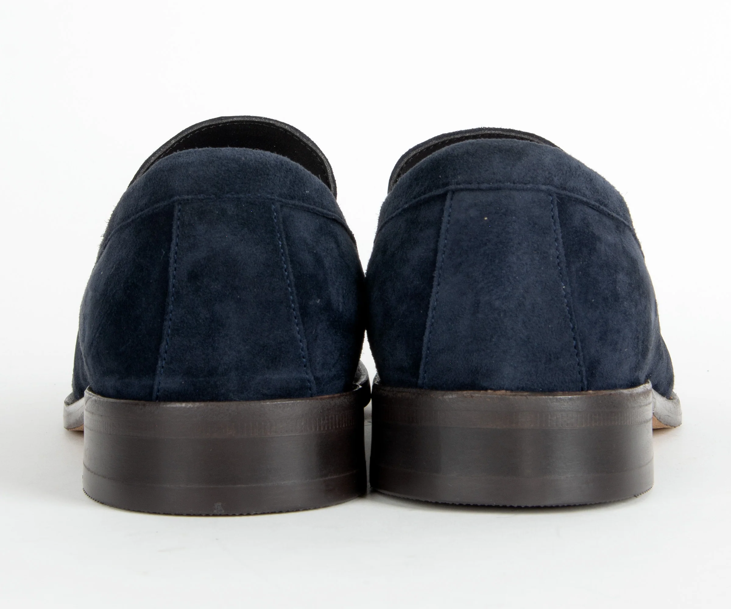 BOSS Limber Suede Penny Loafer Navy - Image 6