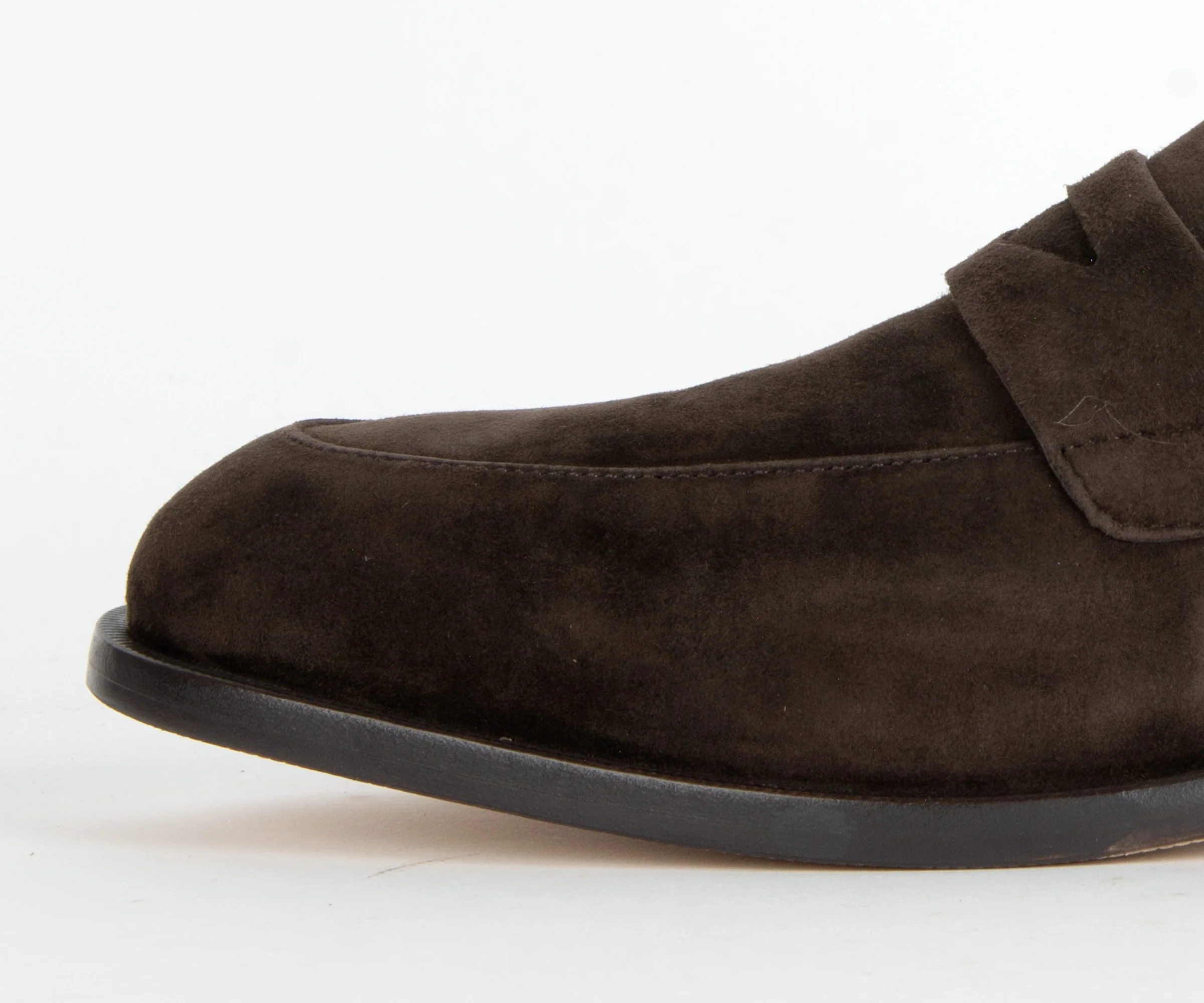 BOSS Limber Suede Penny Loafer Brown - Image 2