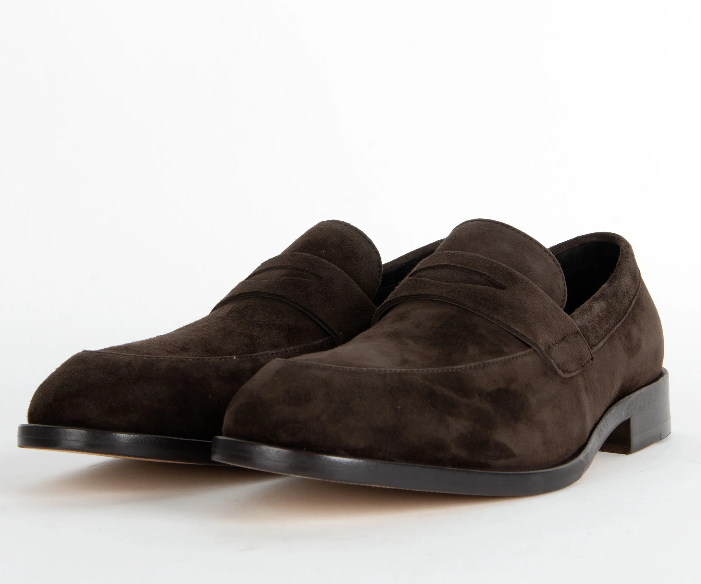 BOSS Limber Suede Penny Loafer Brown - Image 5