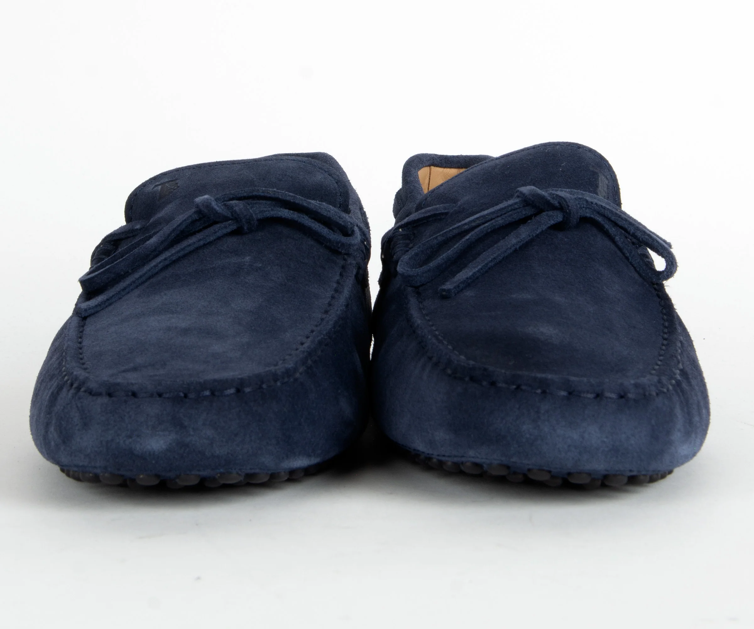 Tods Gommino Suede Driving Shoe Navy - Image 4