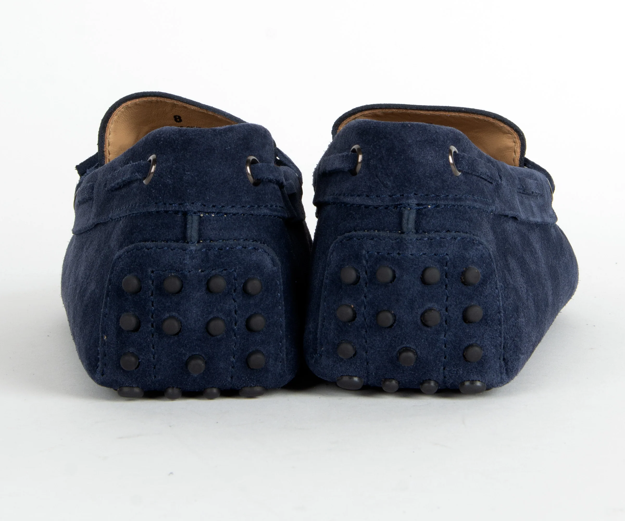Tods Gommino Suede Driving Shoe Navy - Image 6