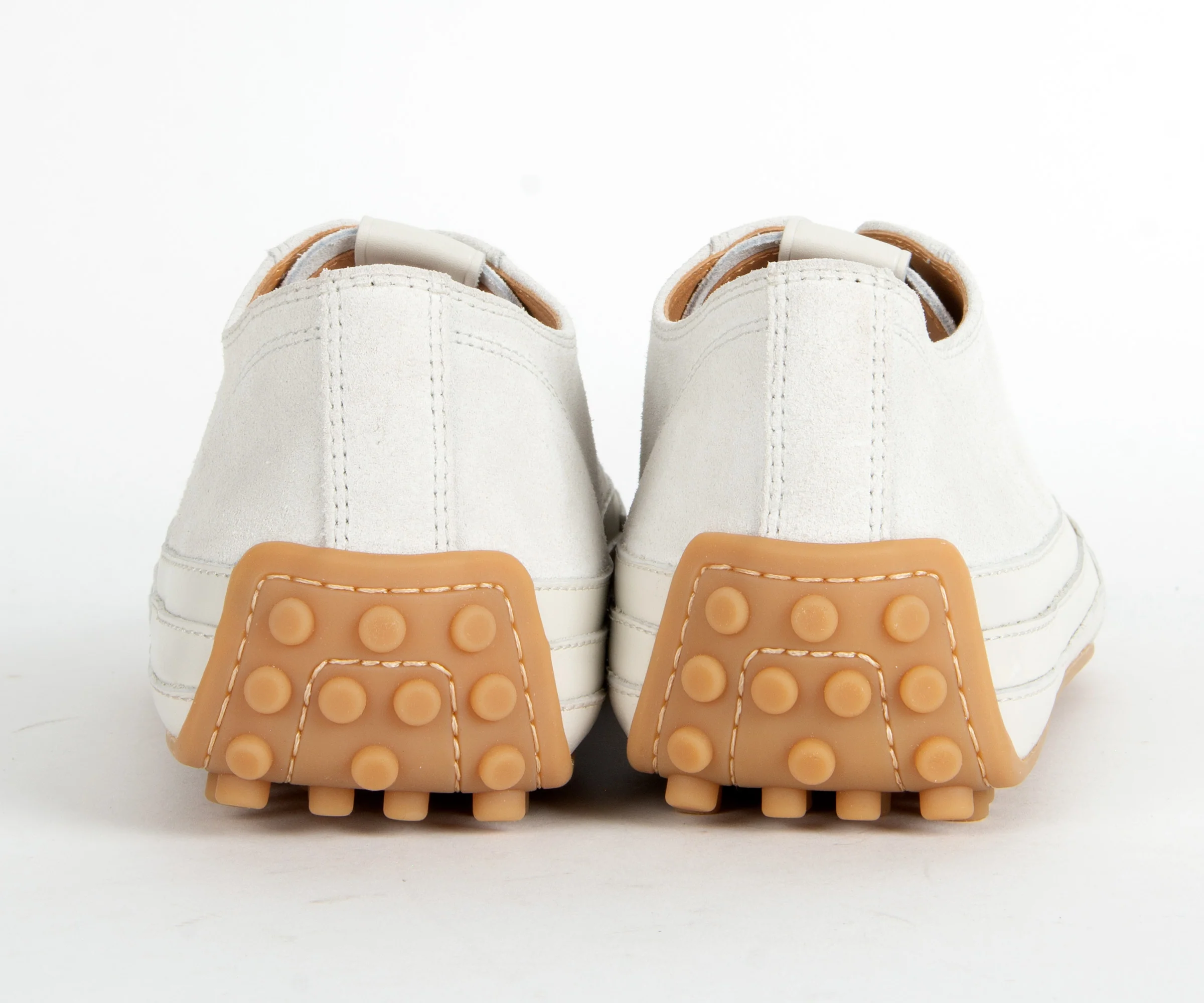 Tods Converse Suede & Leather Trainer White - Image 6