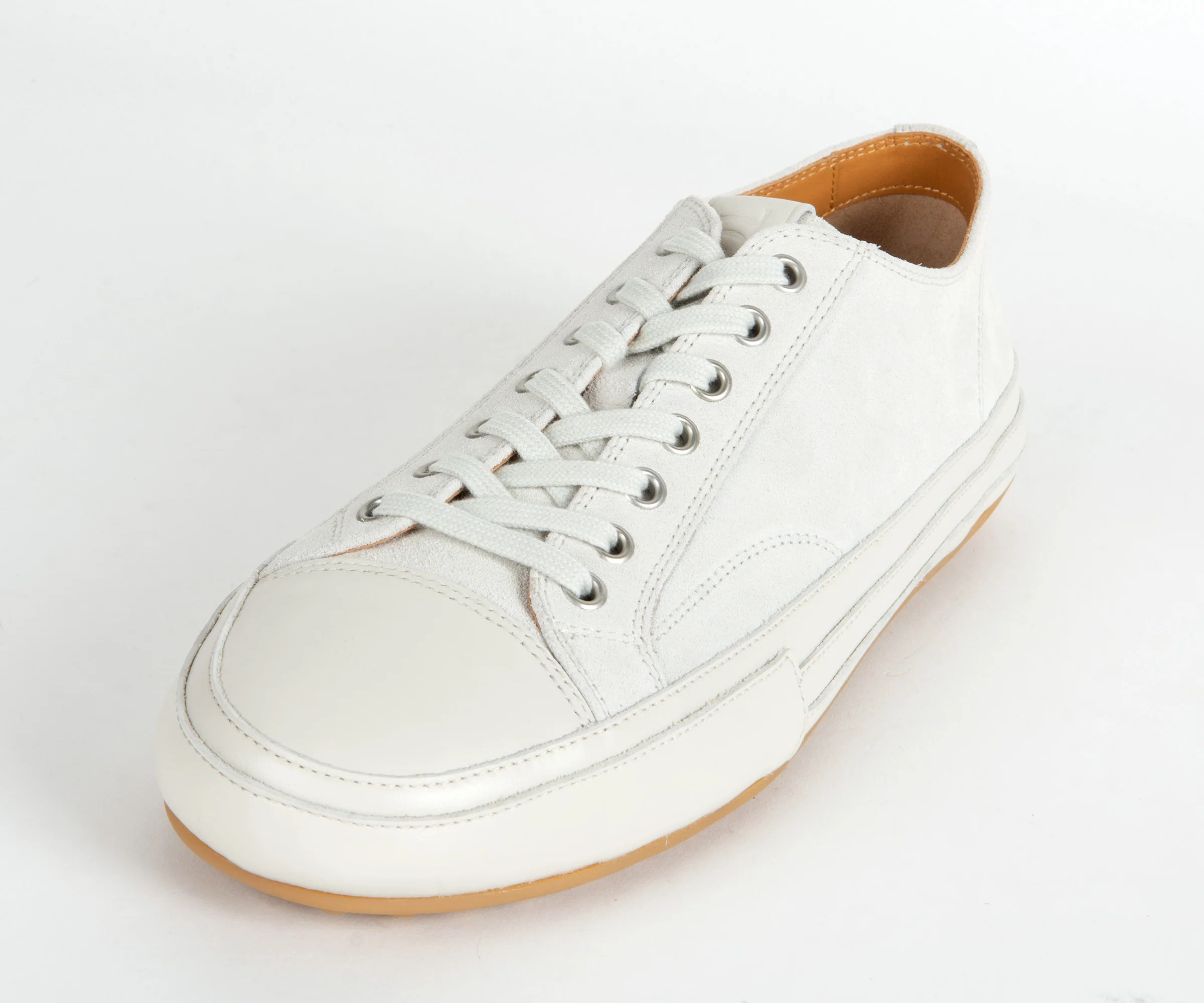 Tods Converse Suede & Leather Trainer White - Image 7