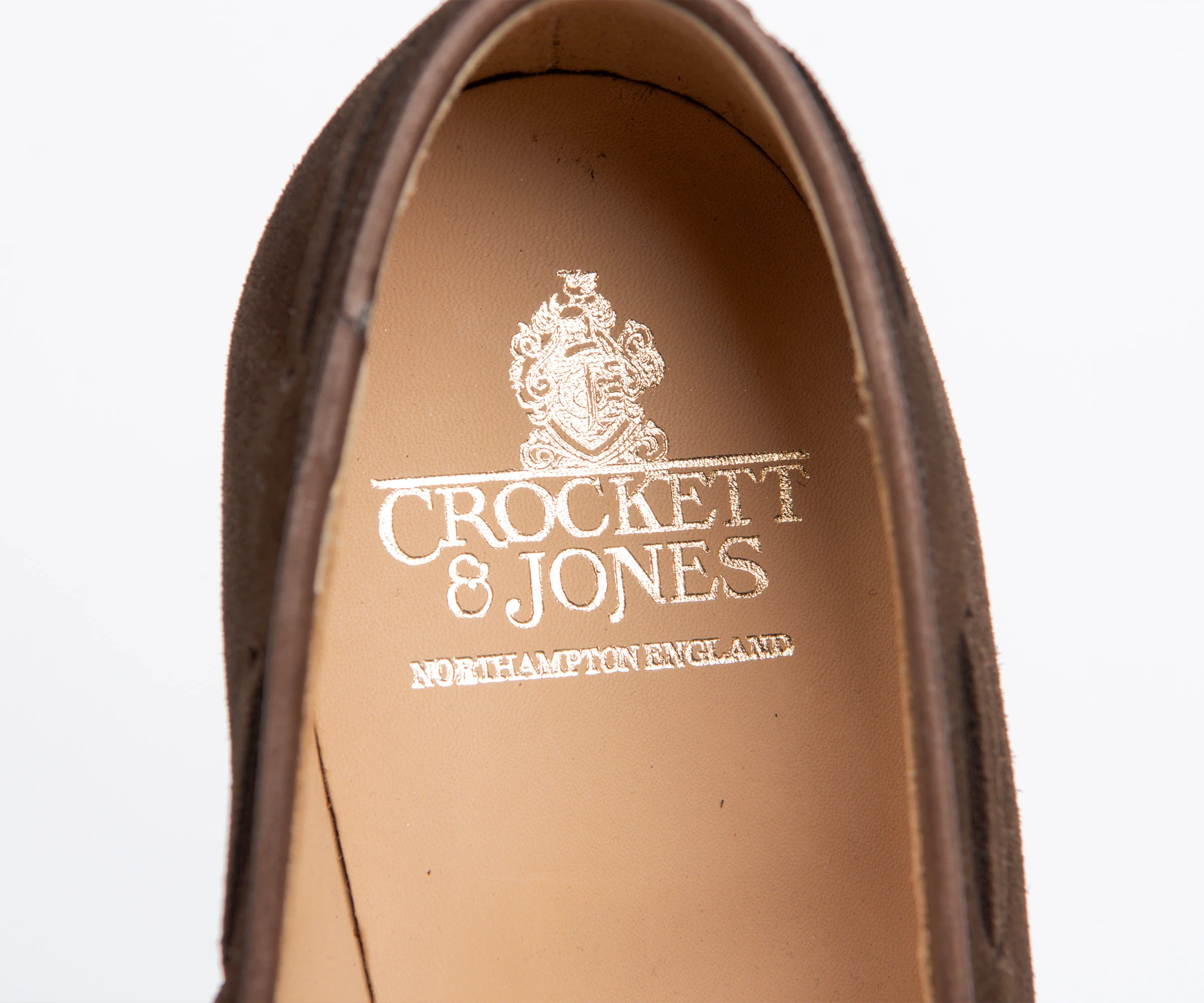 Crockett & Jones Cavendish Suede Loafer Dark Brown - Image 3