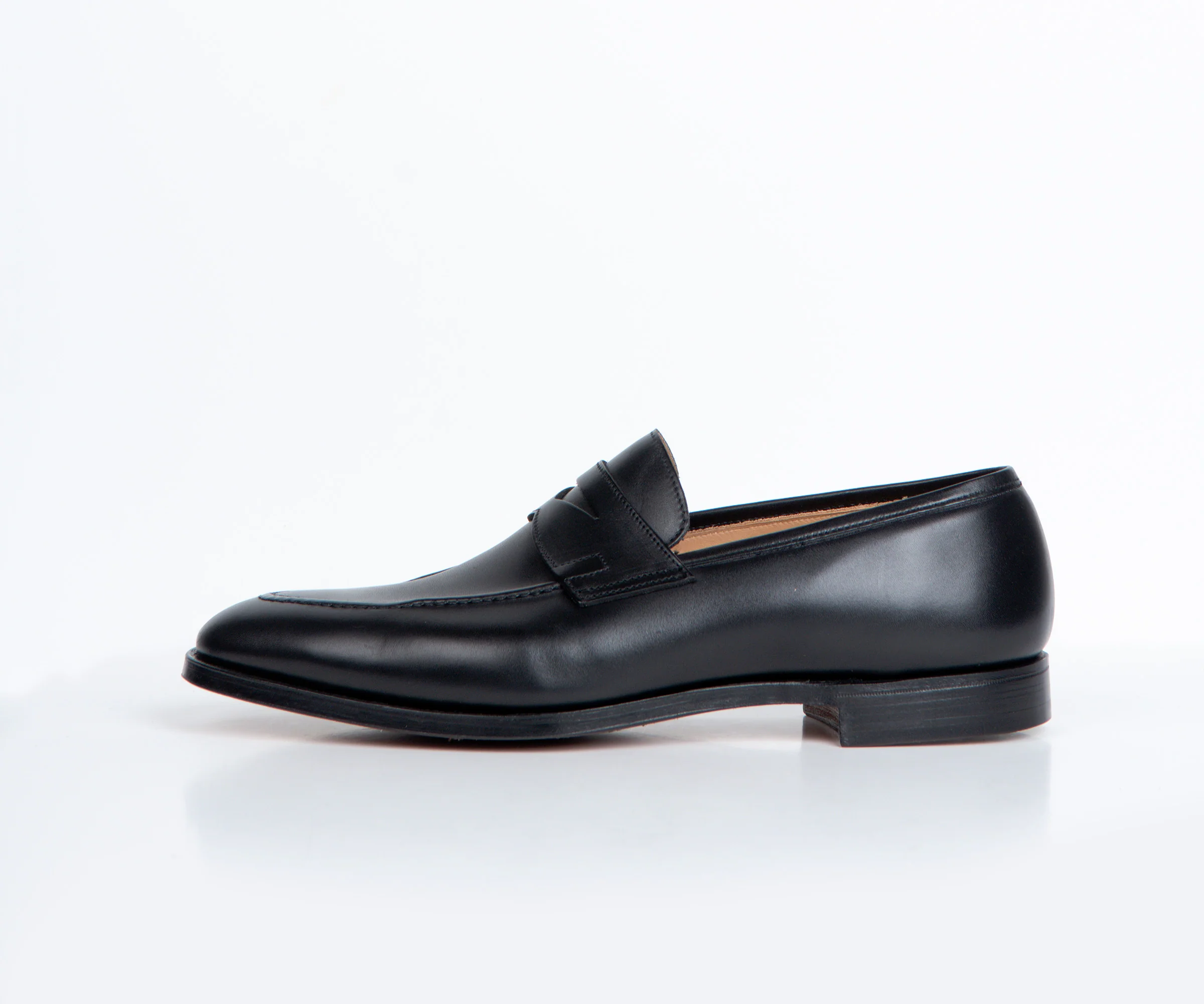 Crockett & Jones 'Sydney' Penny Loafer Black - Image 4
