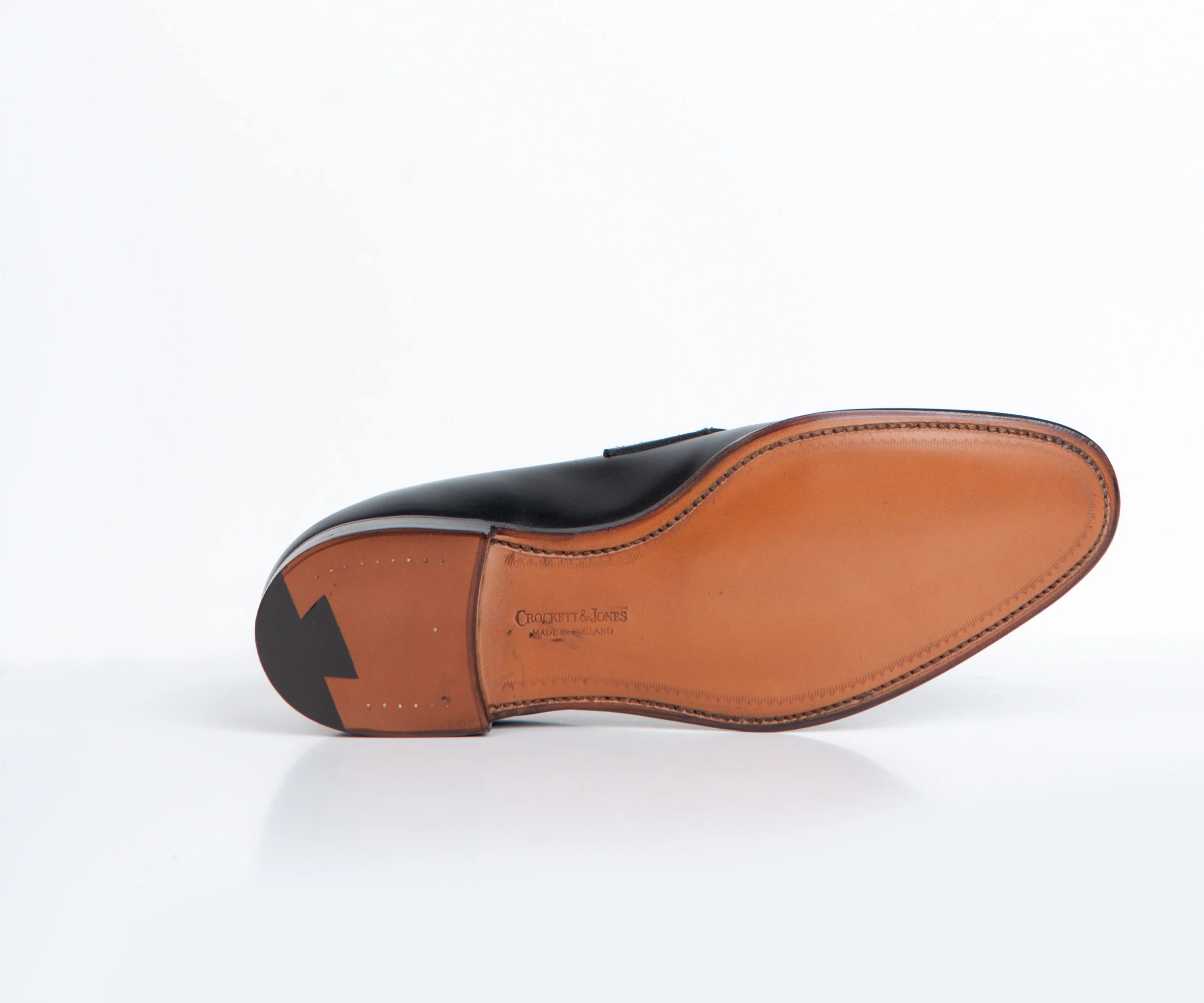 Crockett & Jones 'Sydney' Penny Loafer Black - Image 6