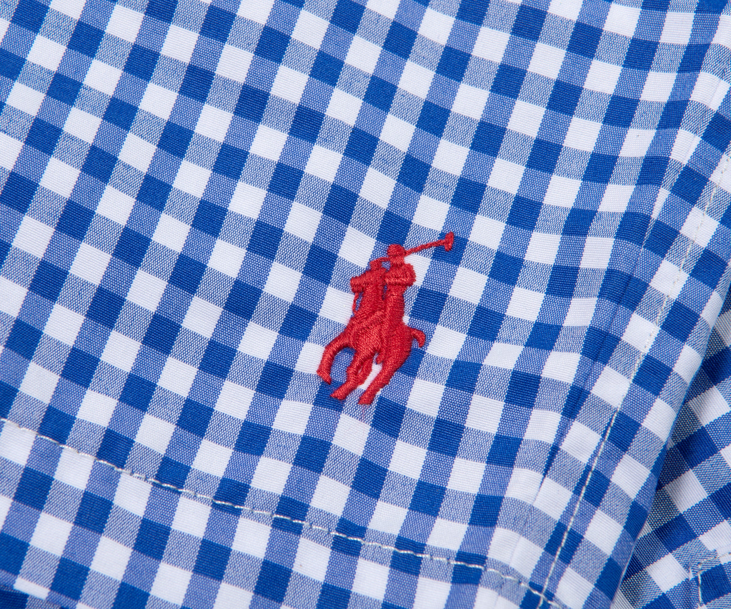 Ralph Lauren Ralph Lauren Gingham Check Swim Short Blue/White - Image 3
