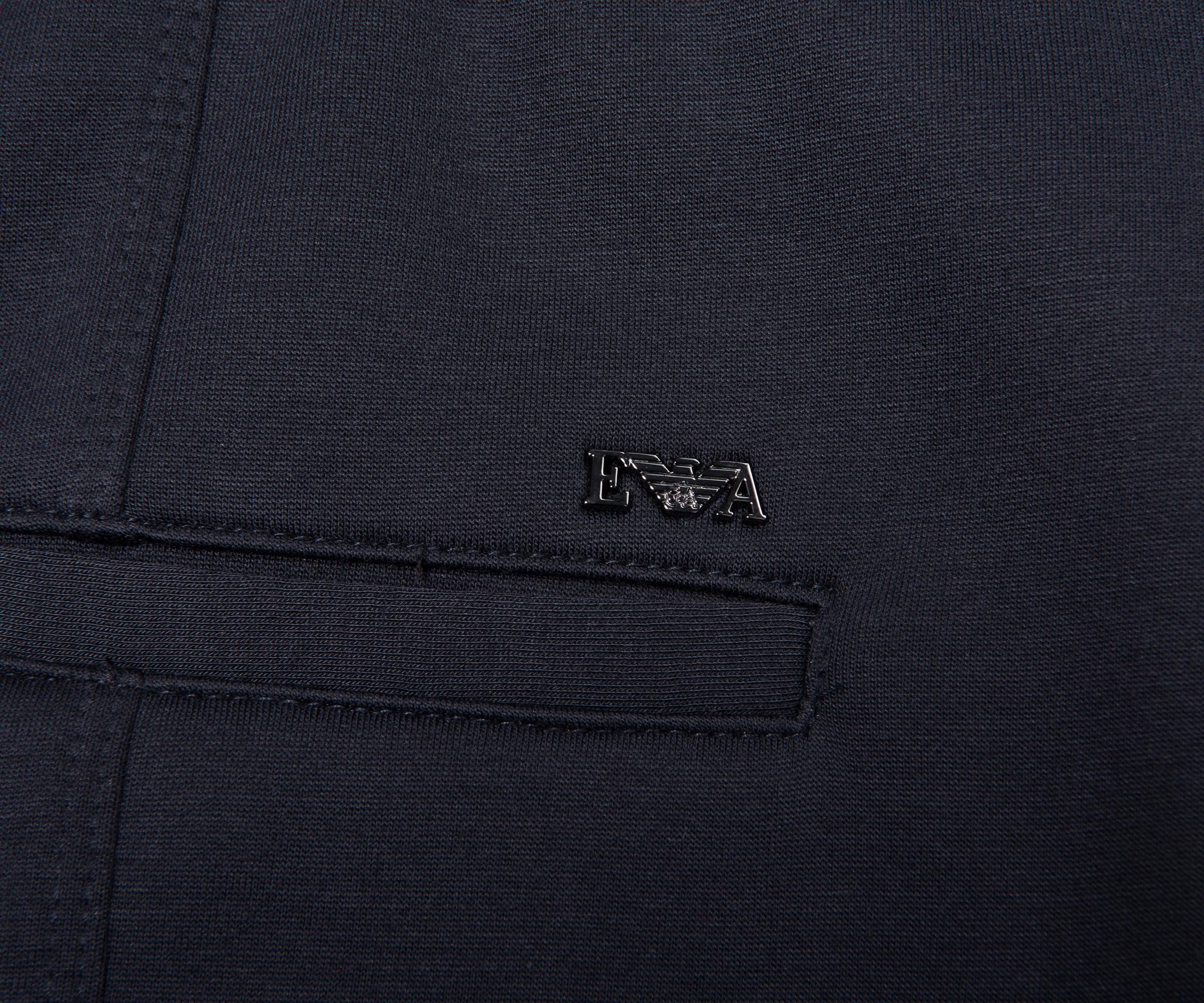 Armani Navy Travel Track Bottoms - Image 3