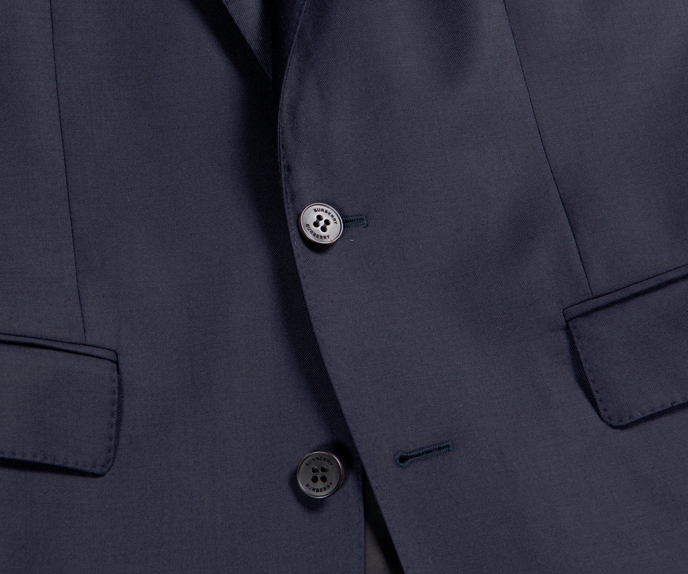 Burberry Navy Classic Wool Suit - Image 6