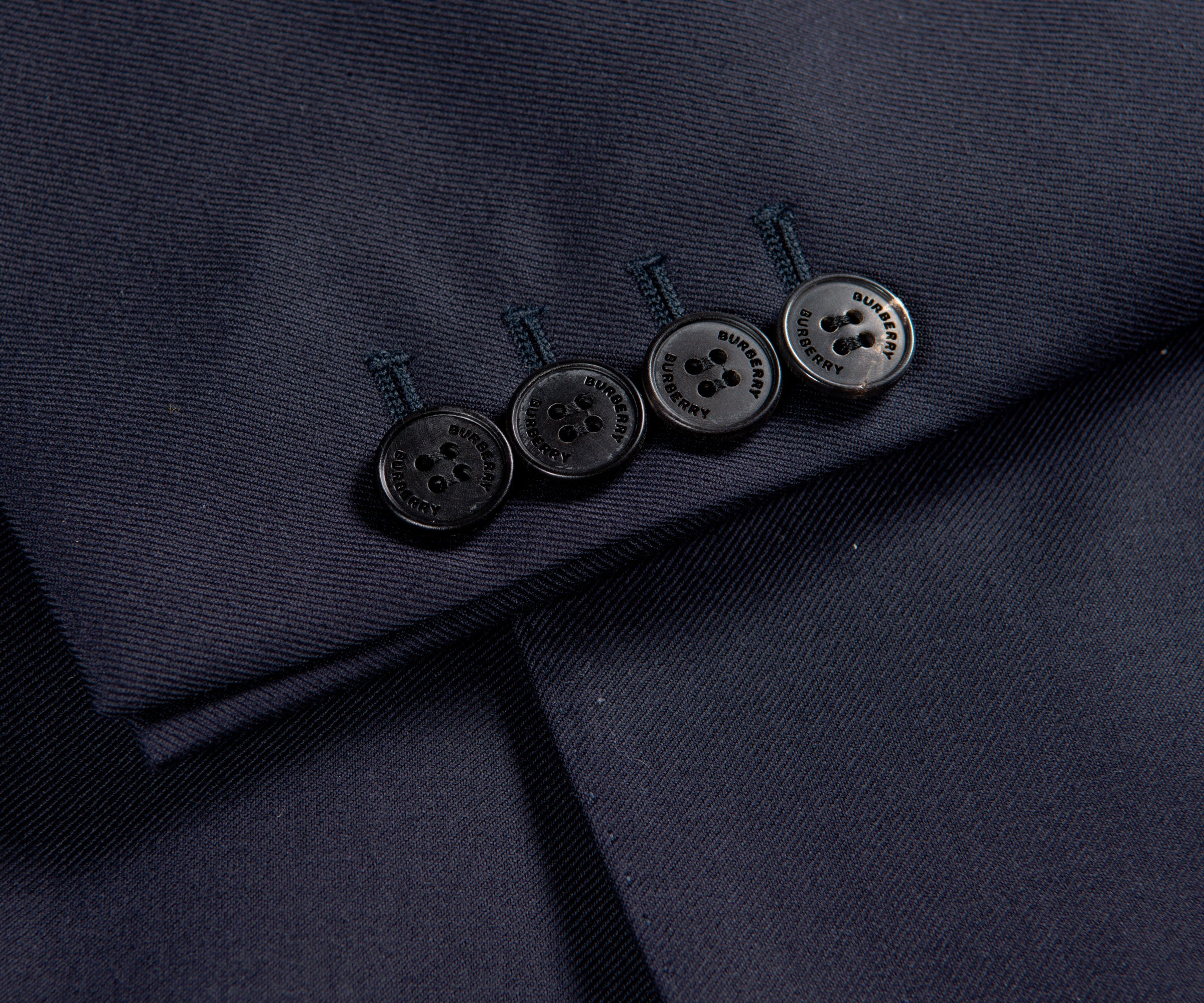 Burberry Navy Classic Wool Suit - Image 8