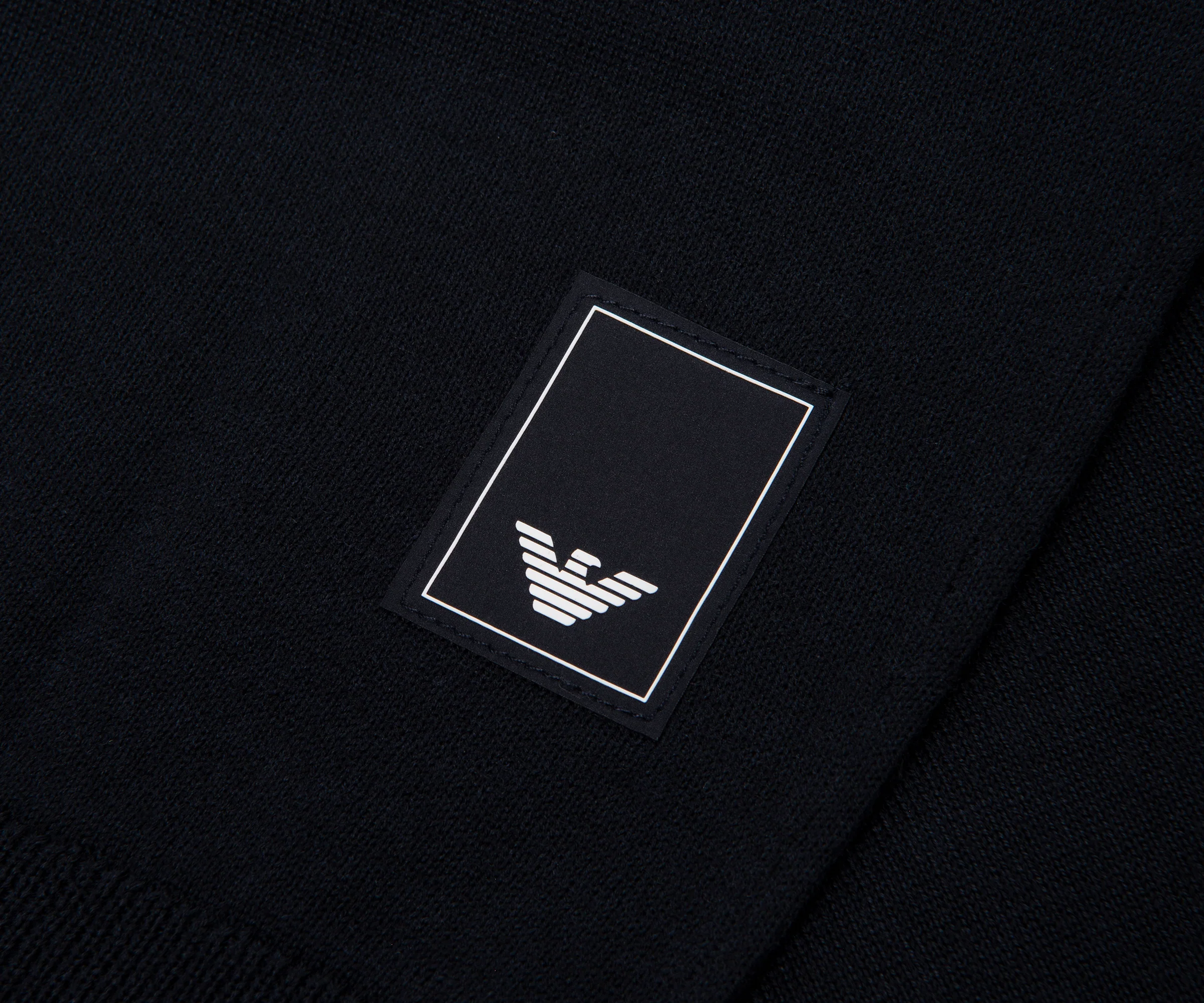 Emporio Armani Navy Travel Thin Knitted Sweater - Image 3