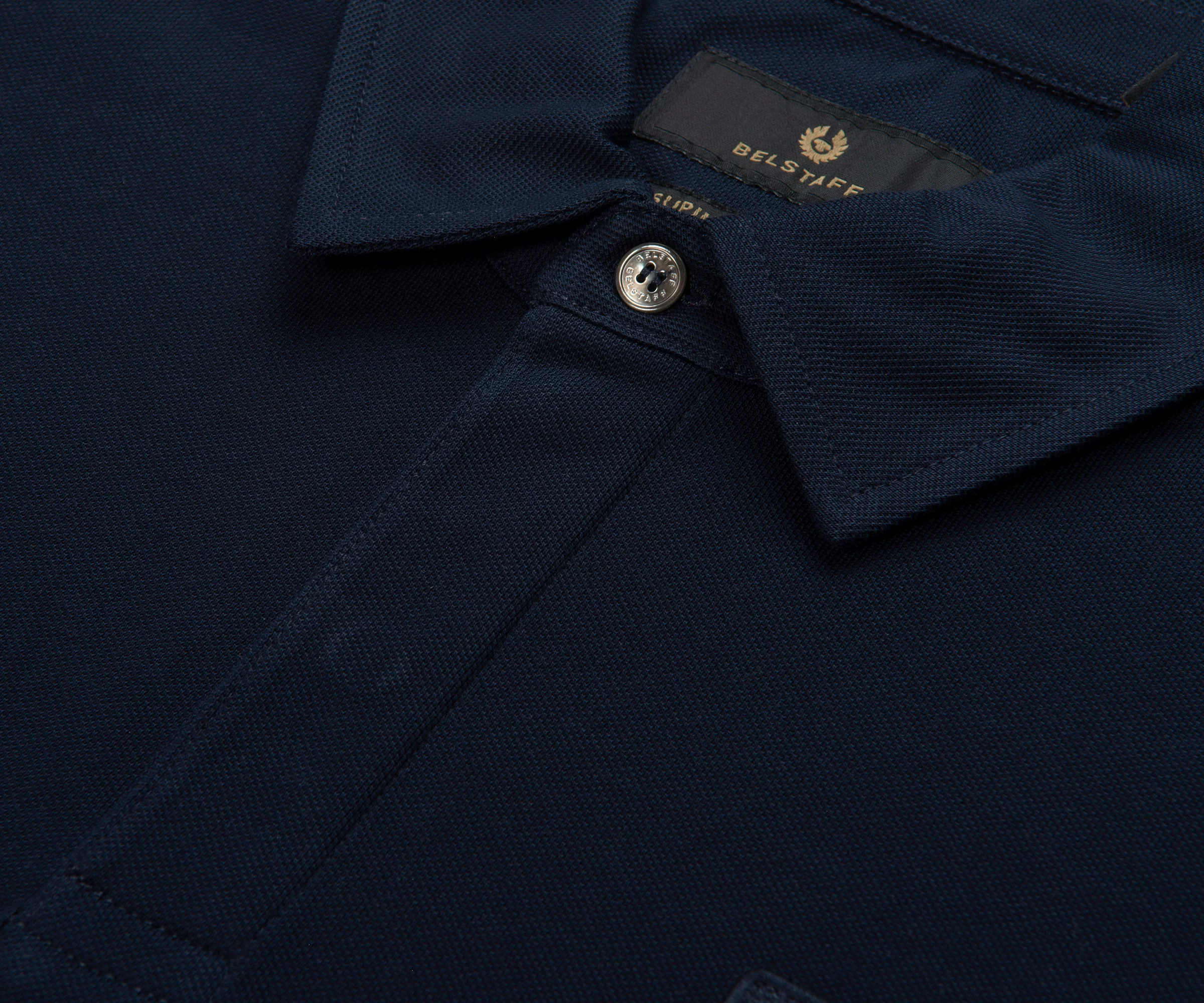 Belstaff Dark Ink Curator Polo Shirt - Image 3