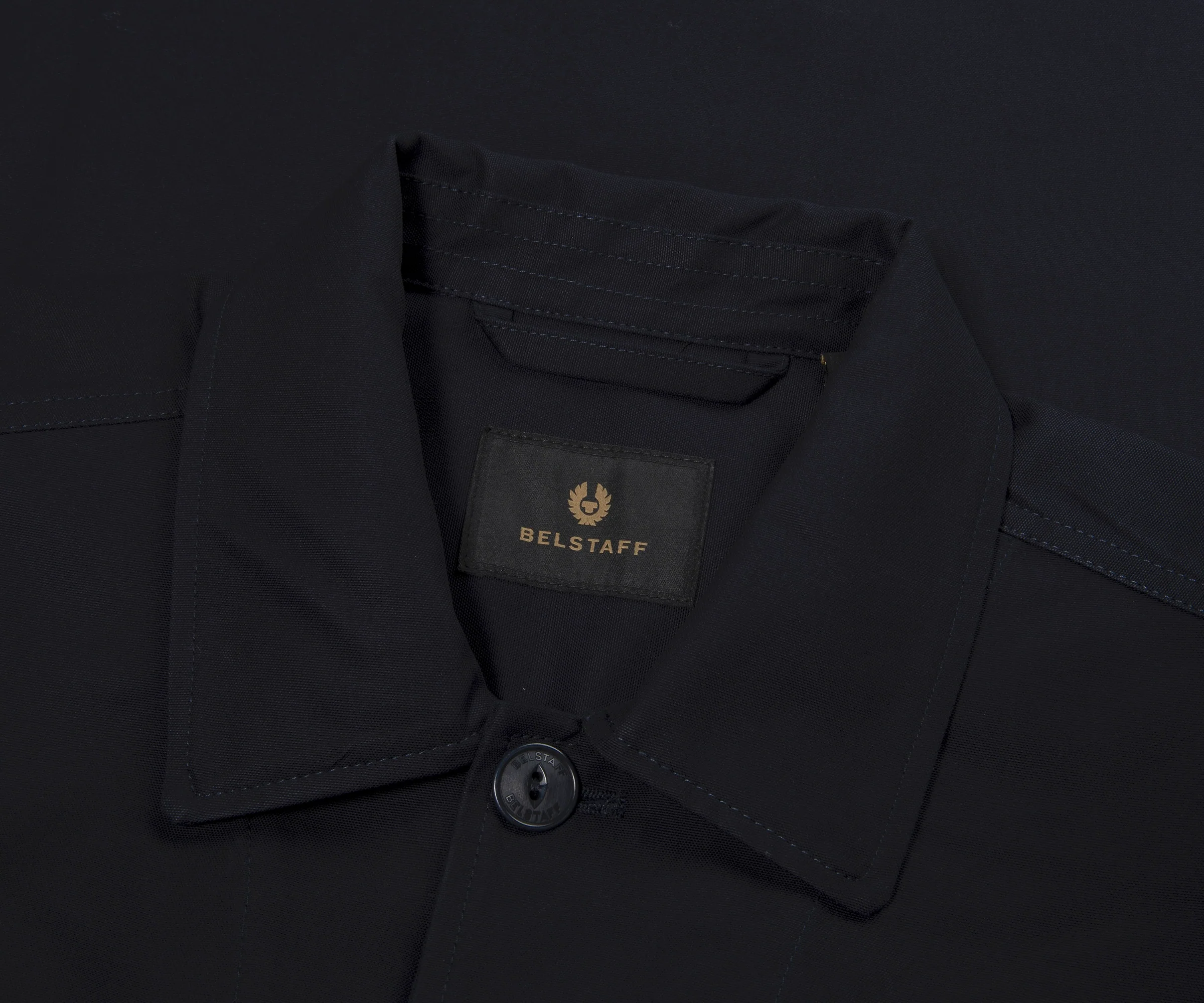 Belstaff Forge 4 Pocket Navy Overshirt - Image 2