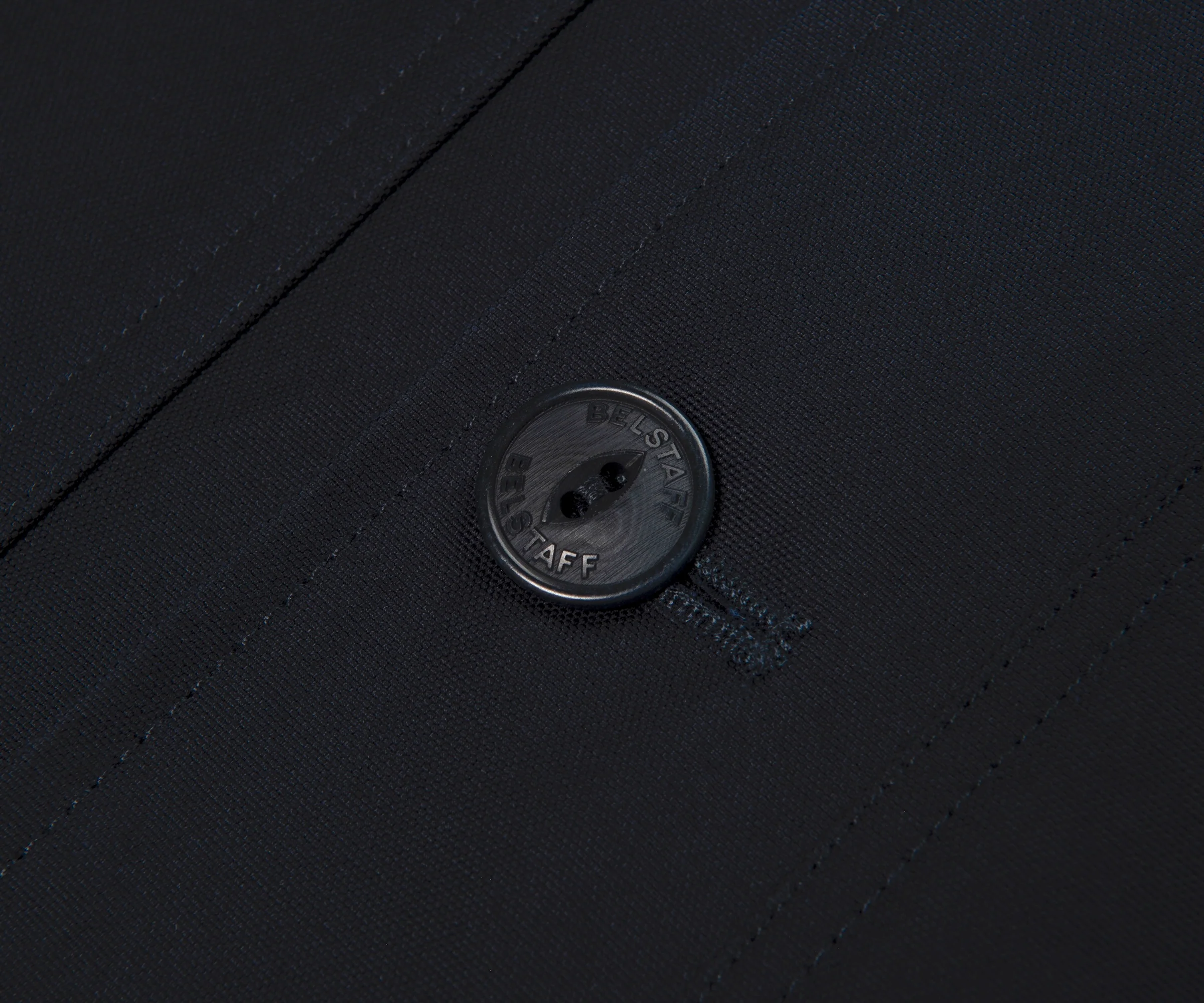 Belstaff Forge 4 Pocket Navy Overshirt - Image 3