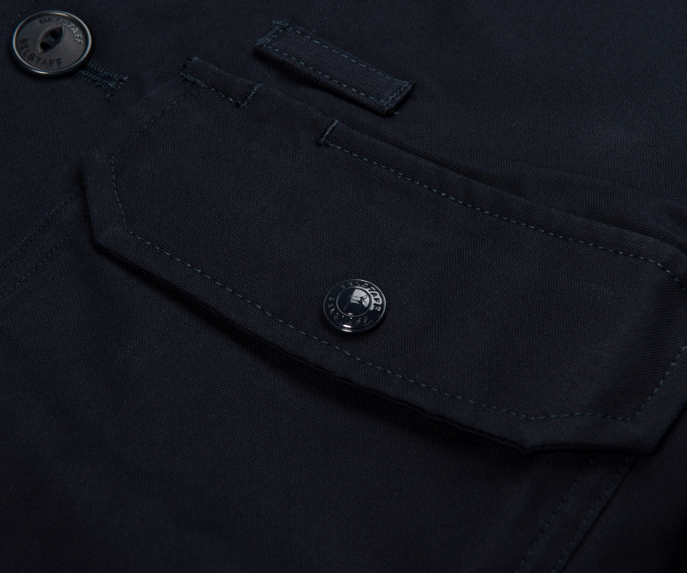 Belstaff Forge 4 Pocket Navy Overshirt - Image 5