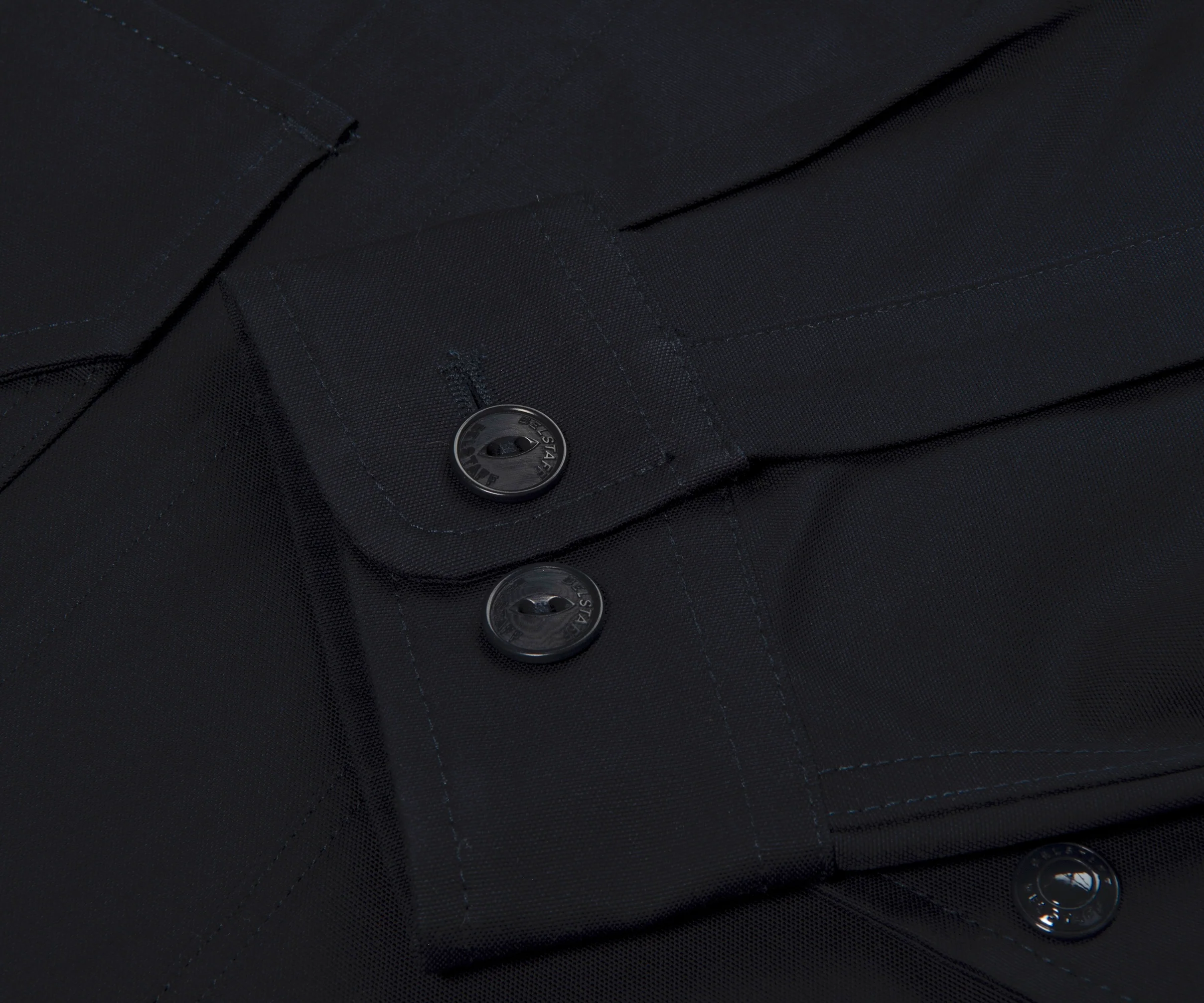 Belstaff Forge 4 Pocket Navy Overshirt - Image 6