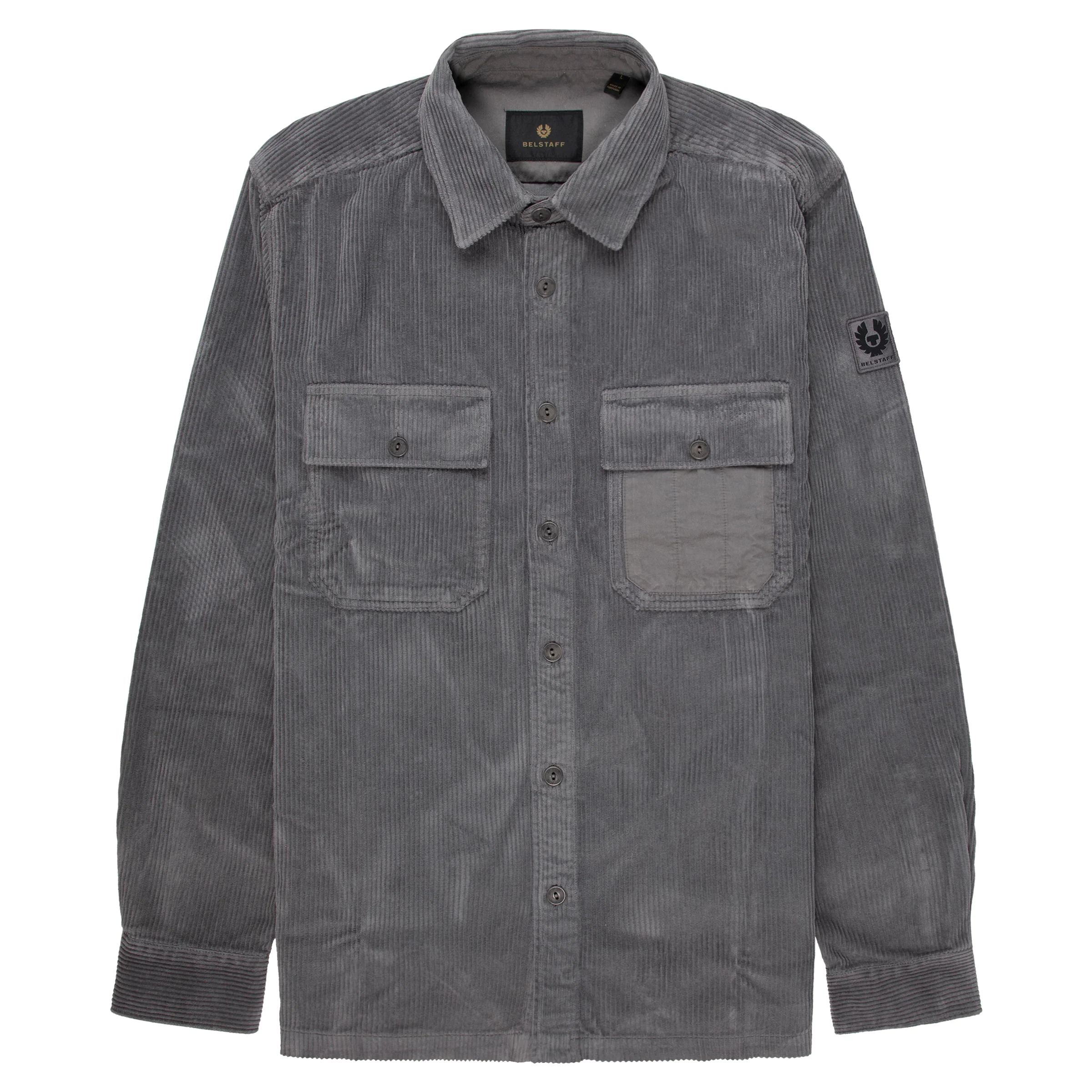 Belstaff Grey Fallgate Coduroy Shirt