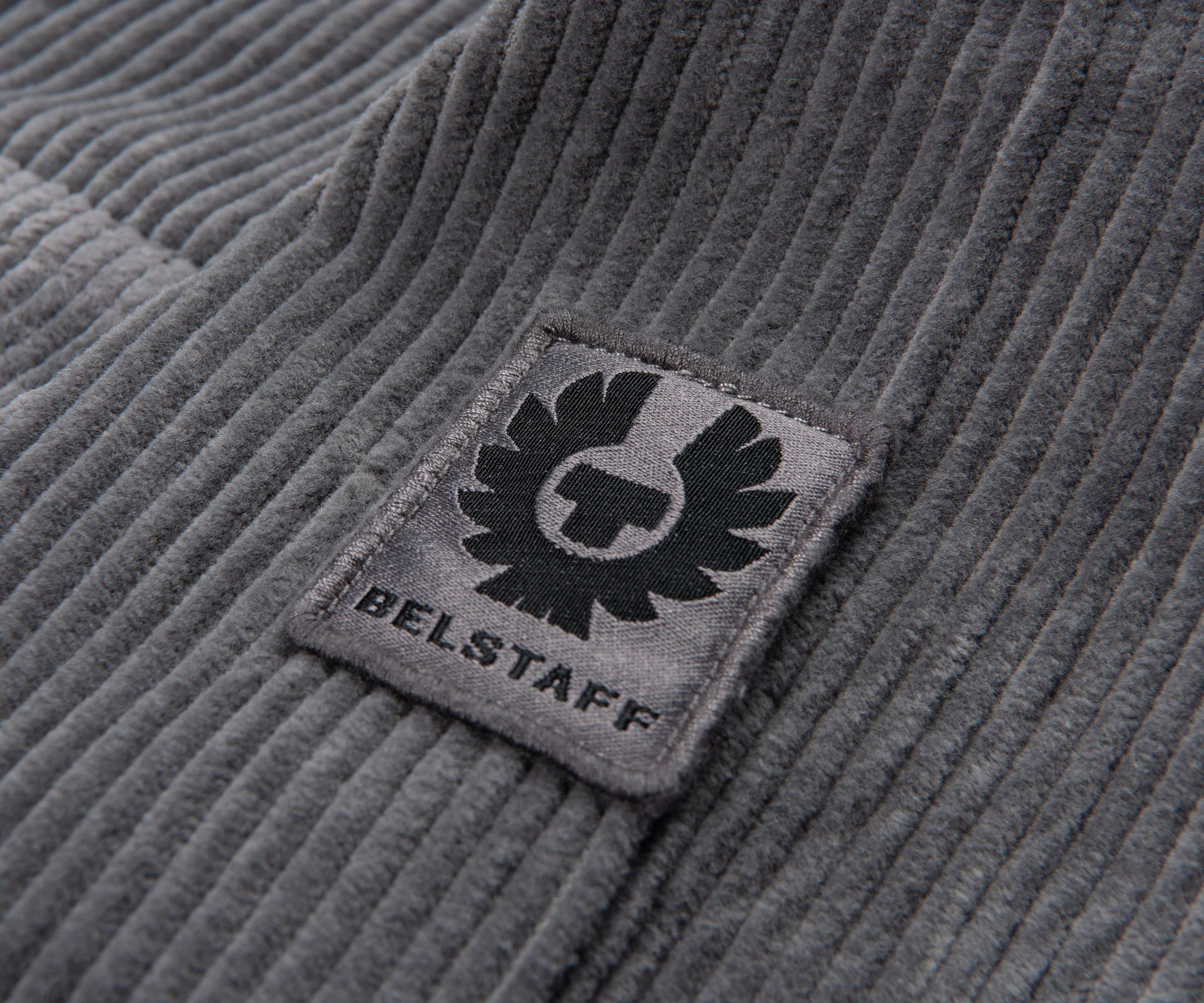 Belstaff Grey Fallgate Coduroy Shirt - Image 3