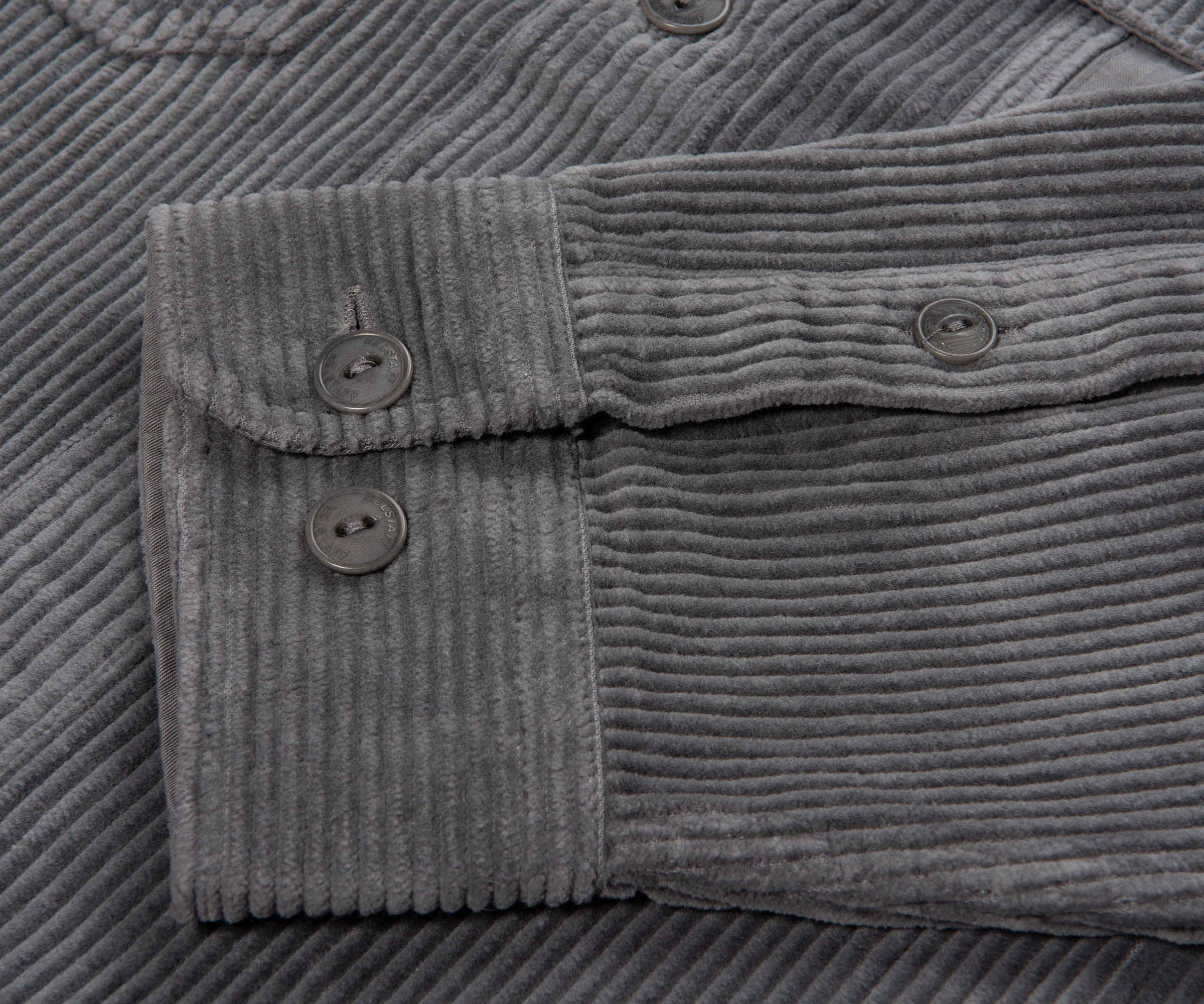 Belstaff Grey Fallgate Coduroy Shirt - Image 4