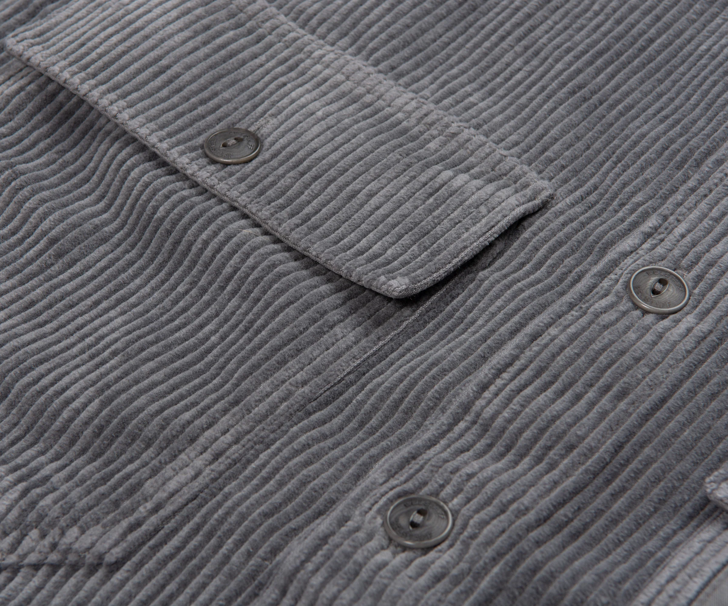 Belstaff Grey Fallgate Coduroy Shirt - Image 6