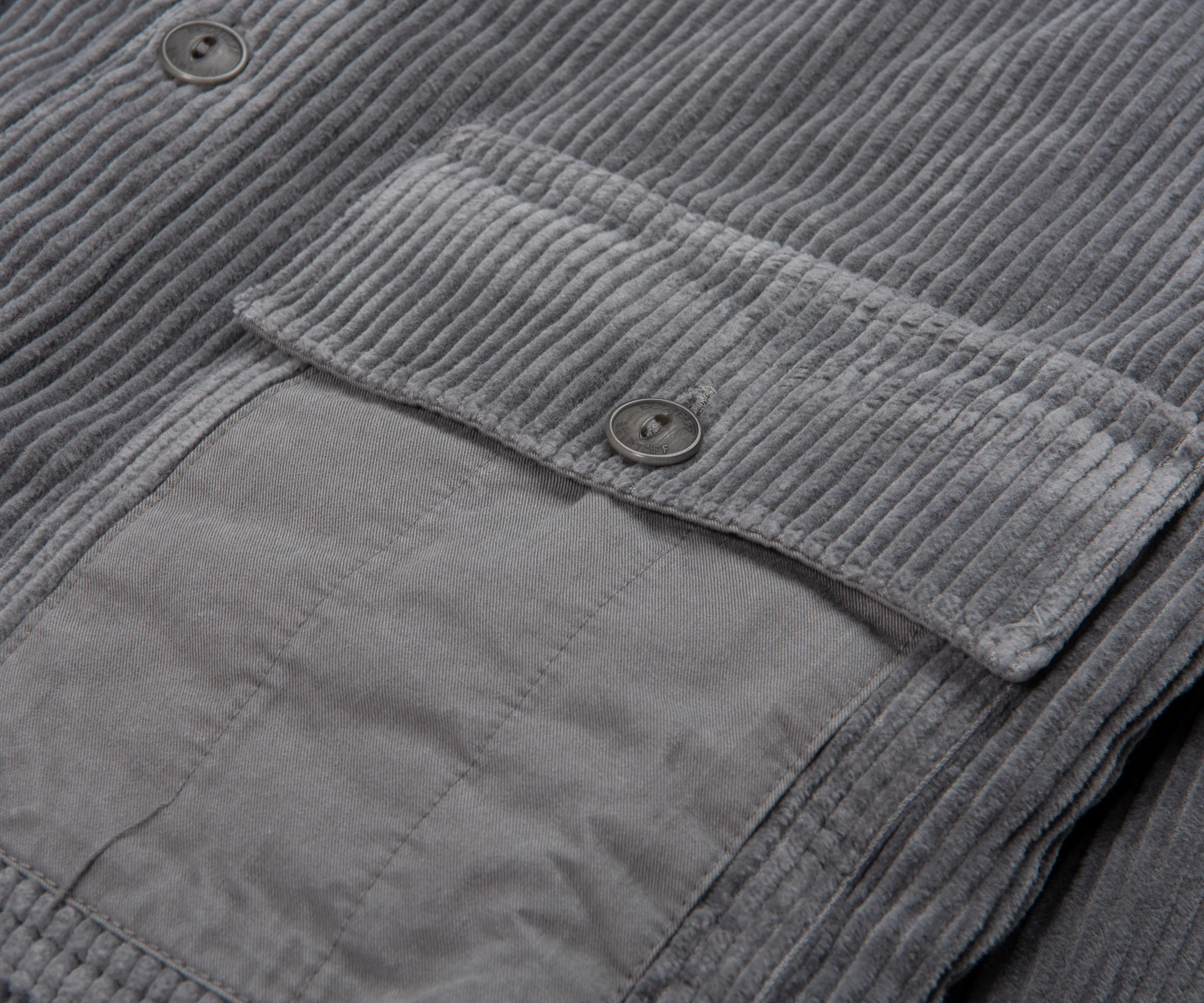 Belstaff Grey Fallgate Coduroy Shirt - Image 7