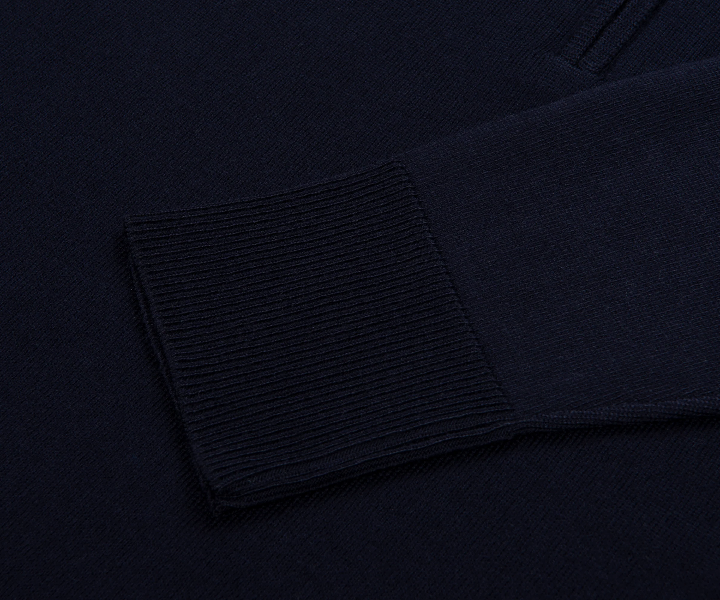 Belstaff Kyle Merino Woll Navy 1/4 Zip Sweater - Image 5