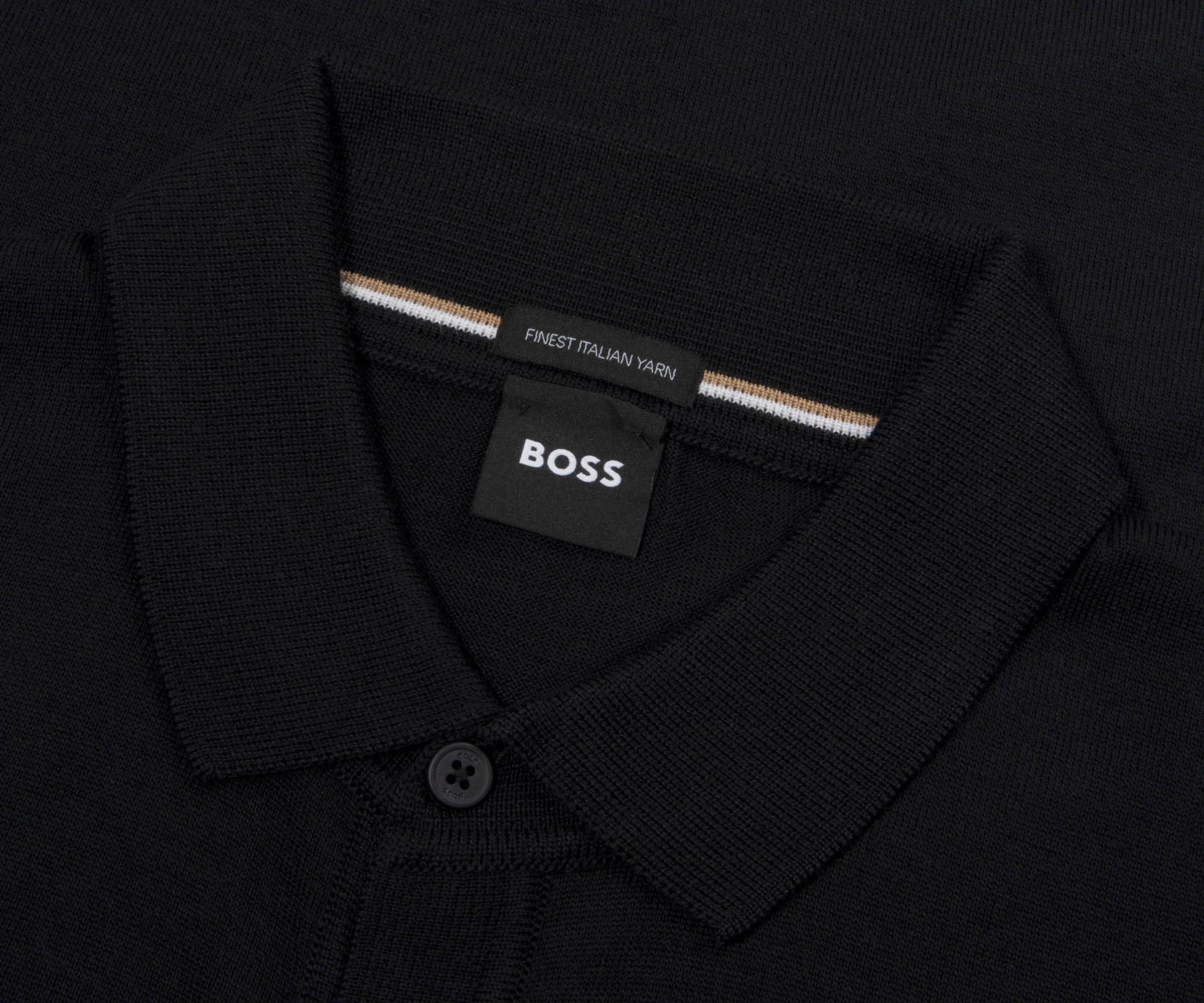 Boss Black Helbert Full Button LS Polo - Image 2