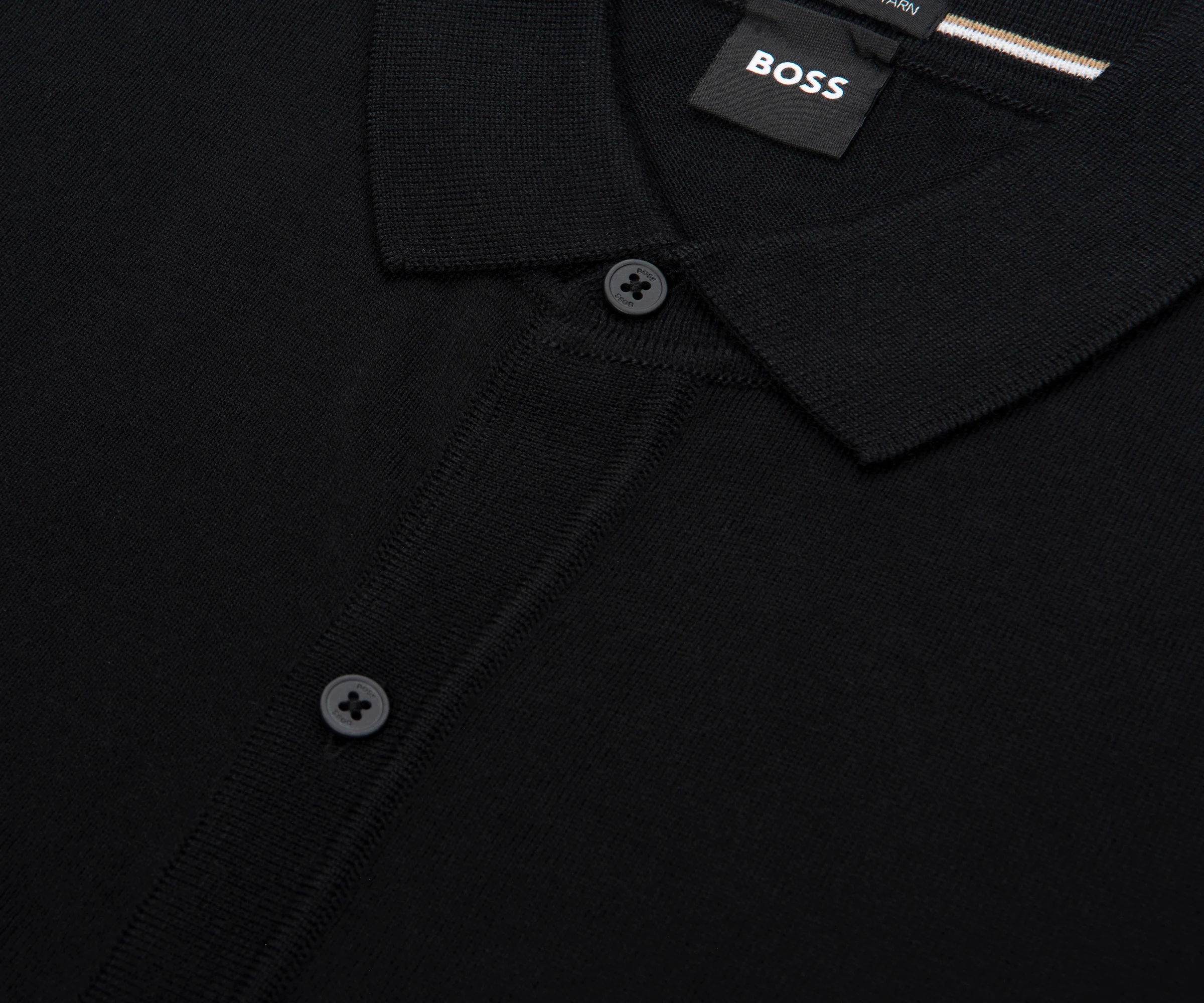 Boss Black Helbert Full Button LS Polo - Image 3