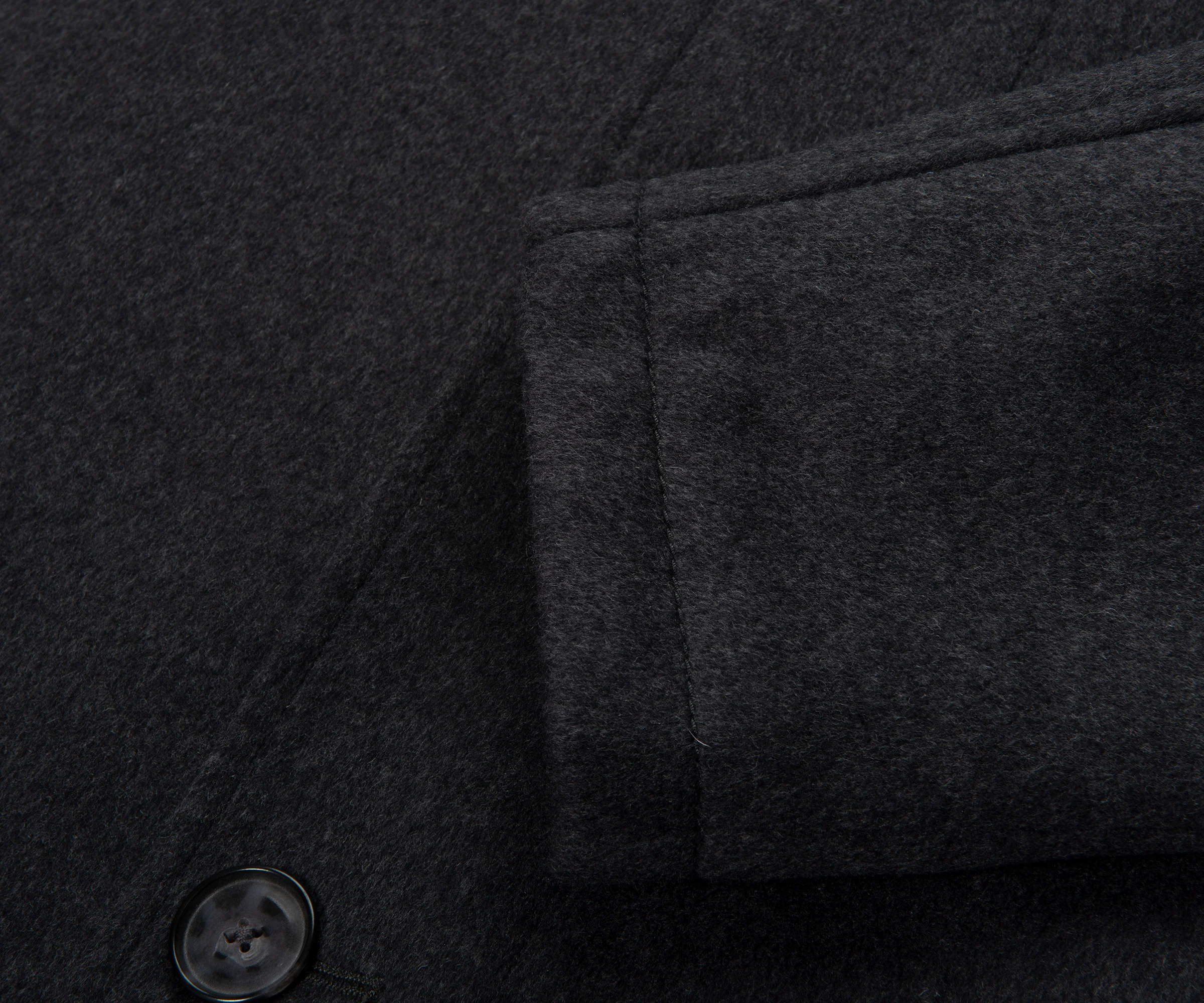 Boss Dark Grey Woolen Overcoat - Image 6