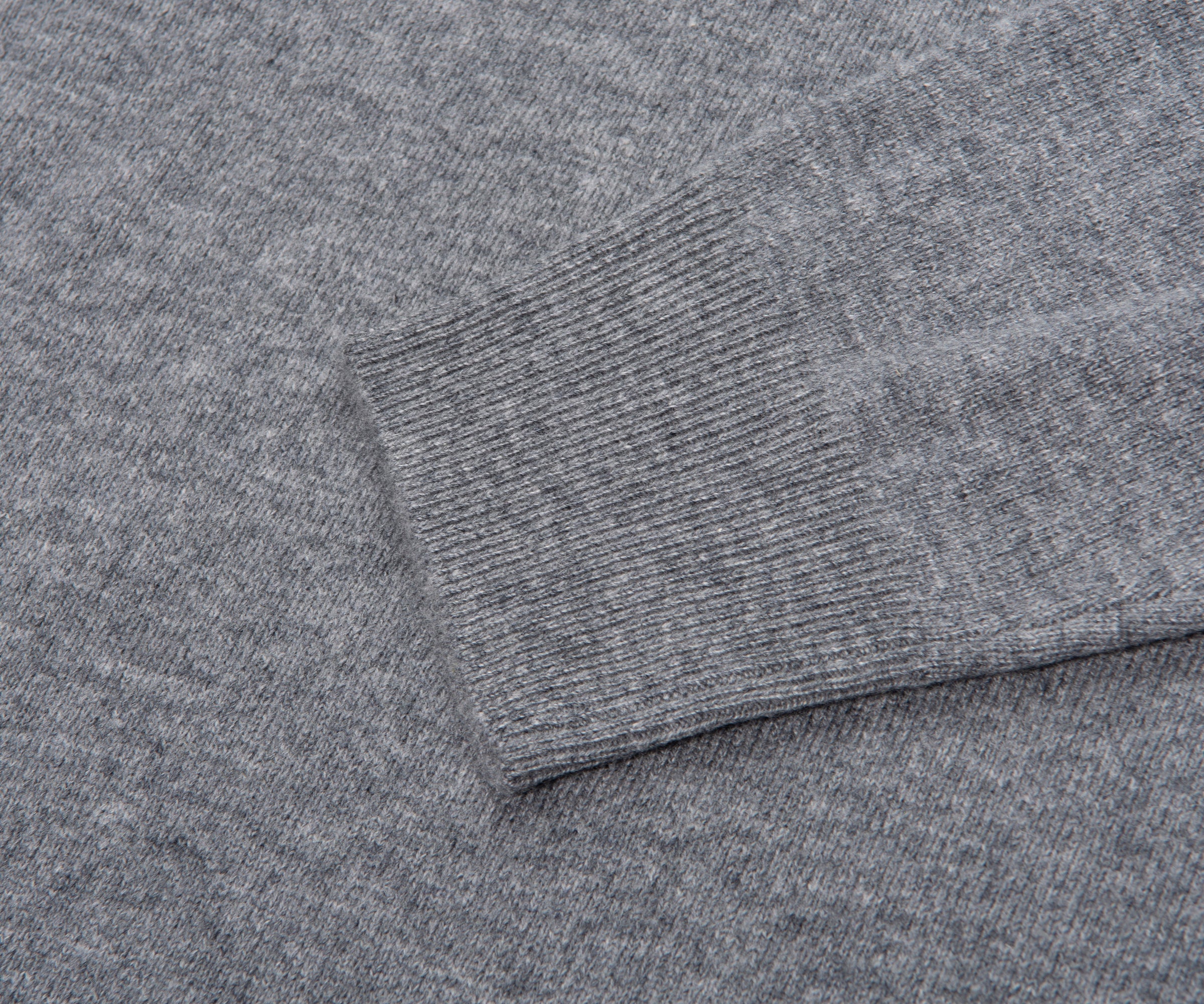 Boss H Hermalo Grey Woolen 1/4 Zip Sweater - Image 4