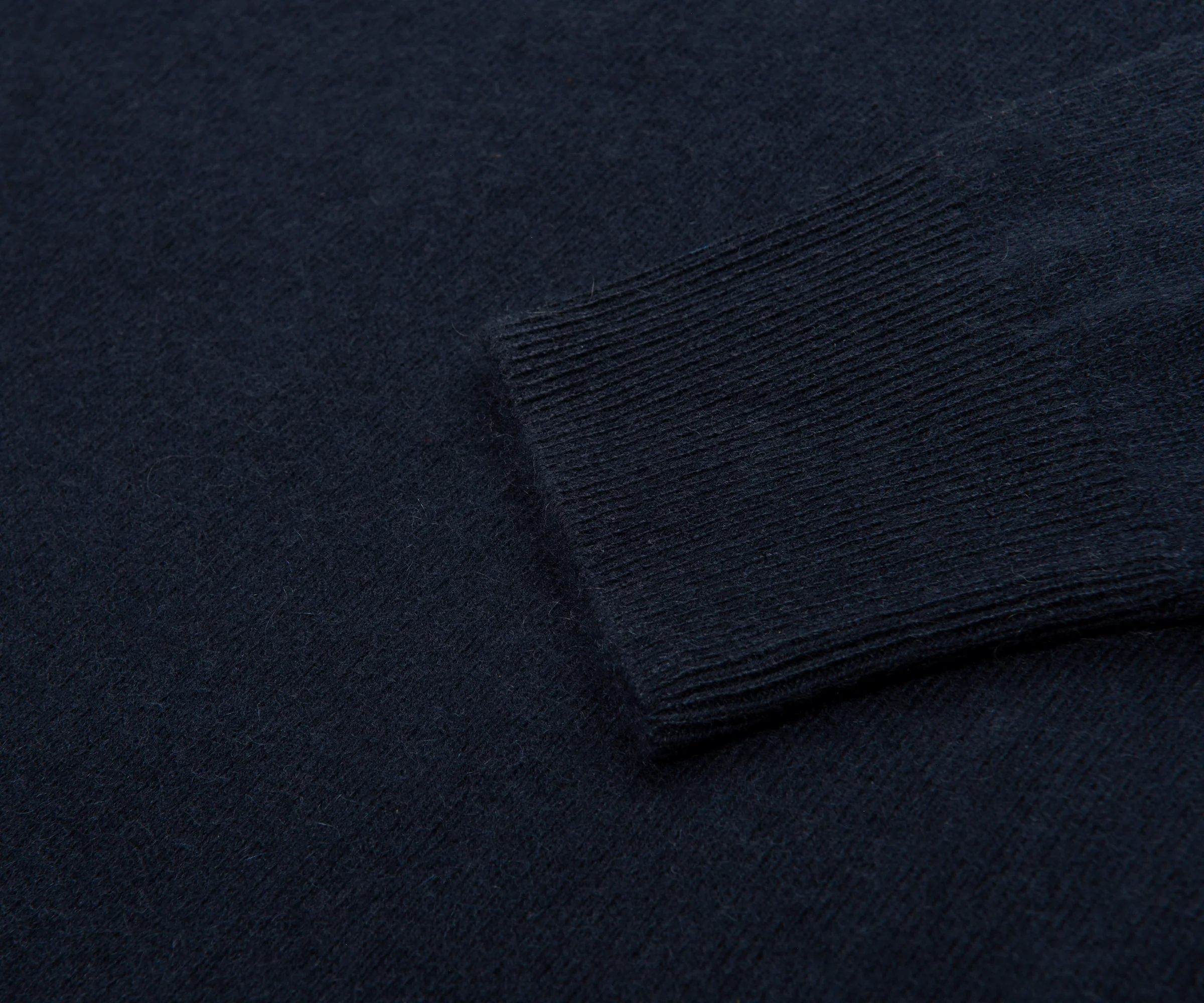 Boss H Hermalo Navy Woolen 1/4 Zip Sweater - Image 4