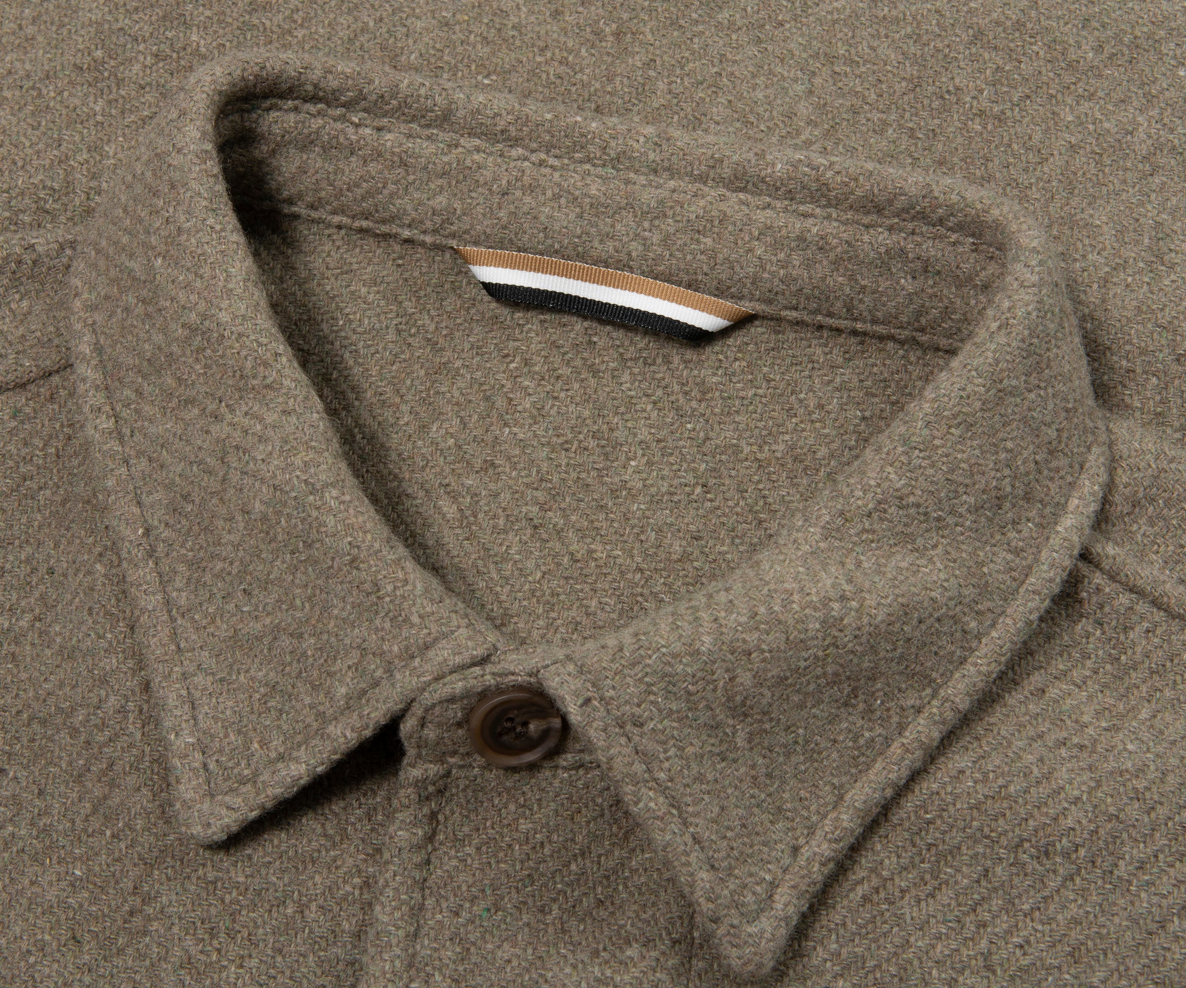 Boss Light Green C-Carper Woolen Jacket - Image 2