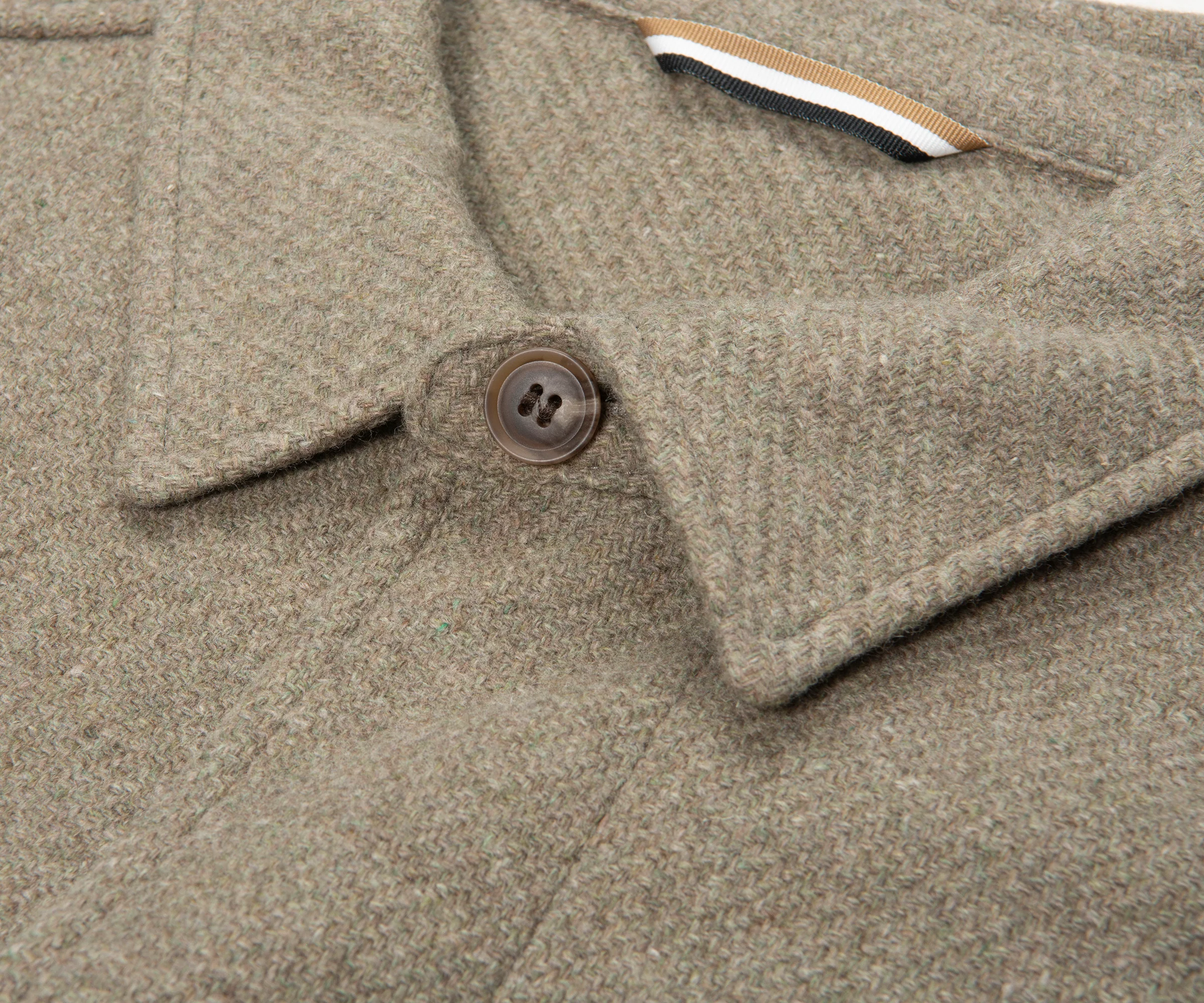 Boss Light Green C-Carper Woolen Jacket - Image 3