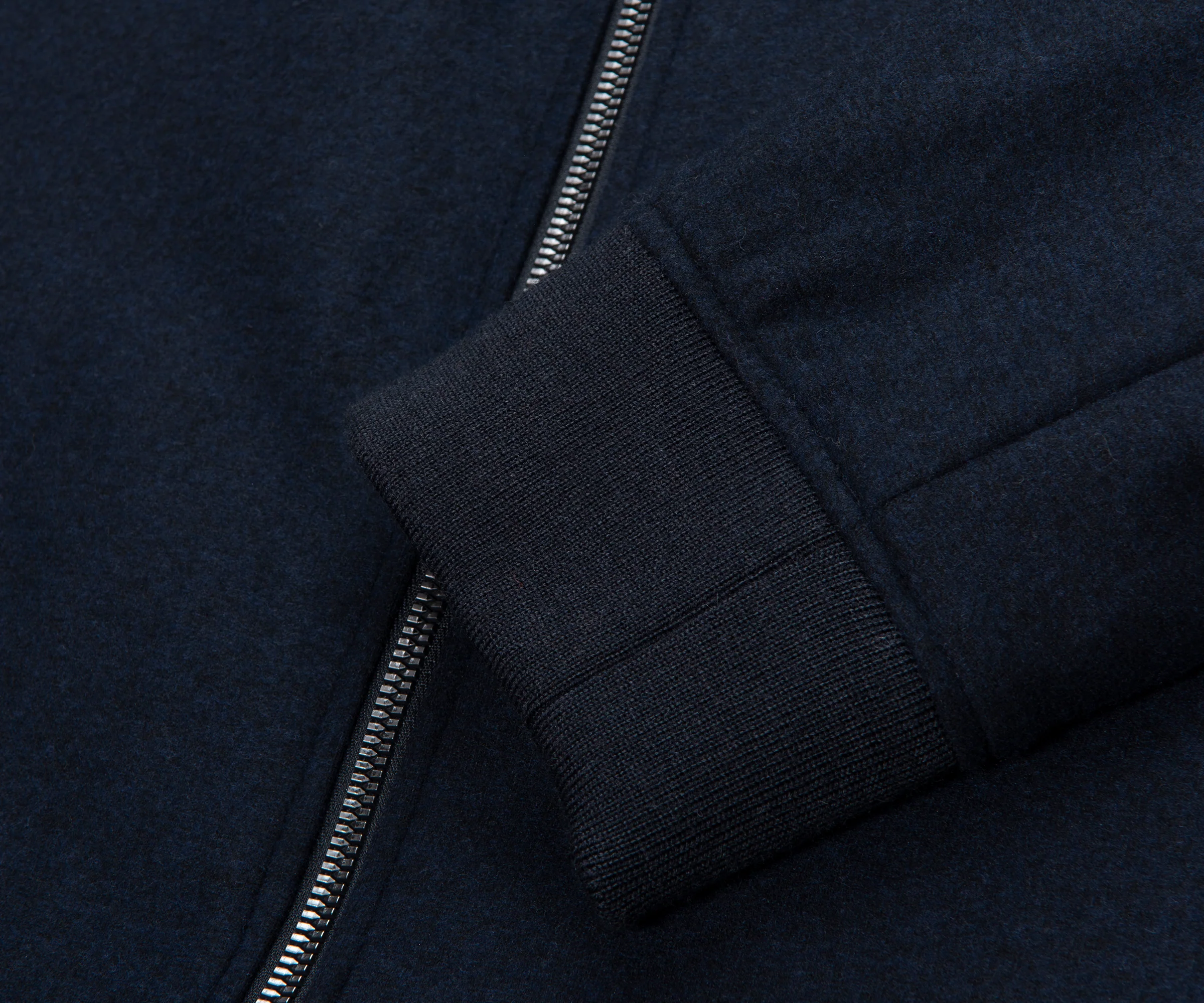 Boss Navy P Hanry Felt Bomber Jacket - Image 4